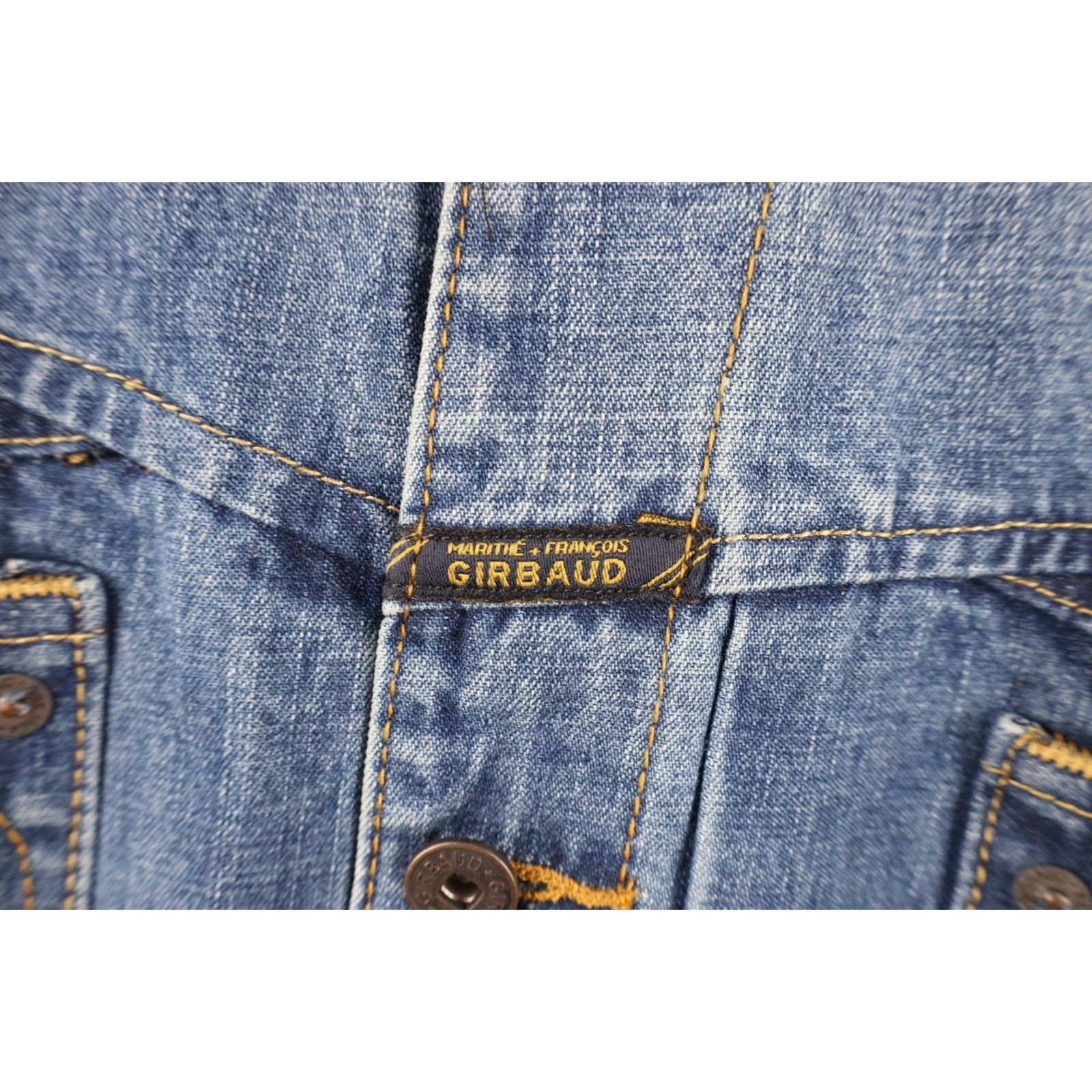 Marithe + Francois Girbaud × Vintage NOS Vintage 90s Marithe Francois Girbaud Denim Jacket 3XL Size US XXL / EU 58 / 5 - 7 Thumbnail