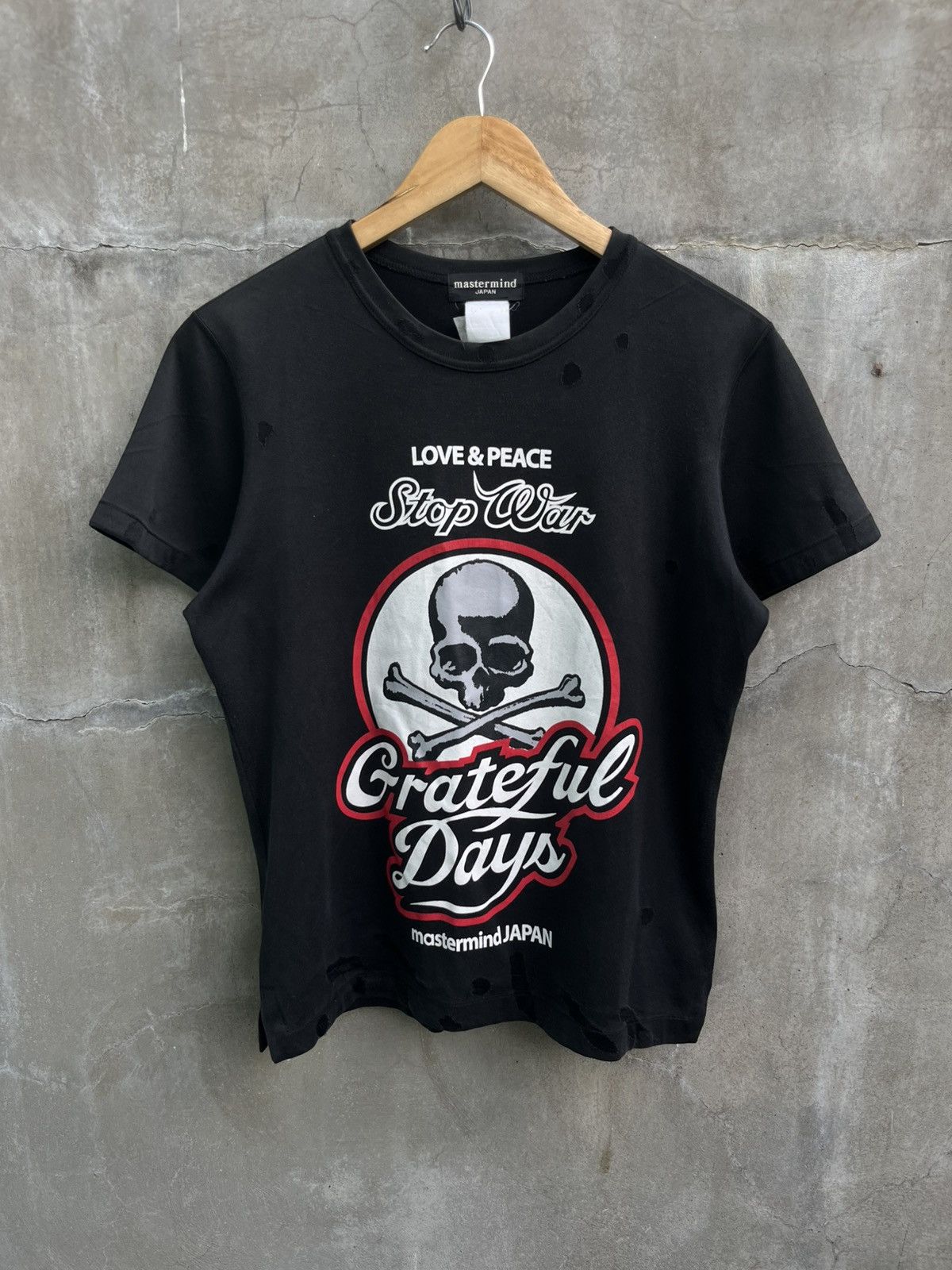 Mastermind Japan Grateful Days Distressed Tee Size US S / EU 44-46 / 1 - 1 Thumbnail