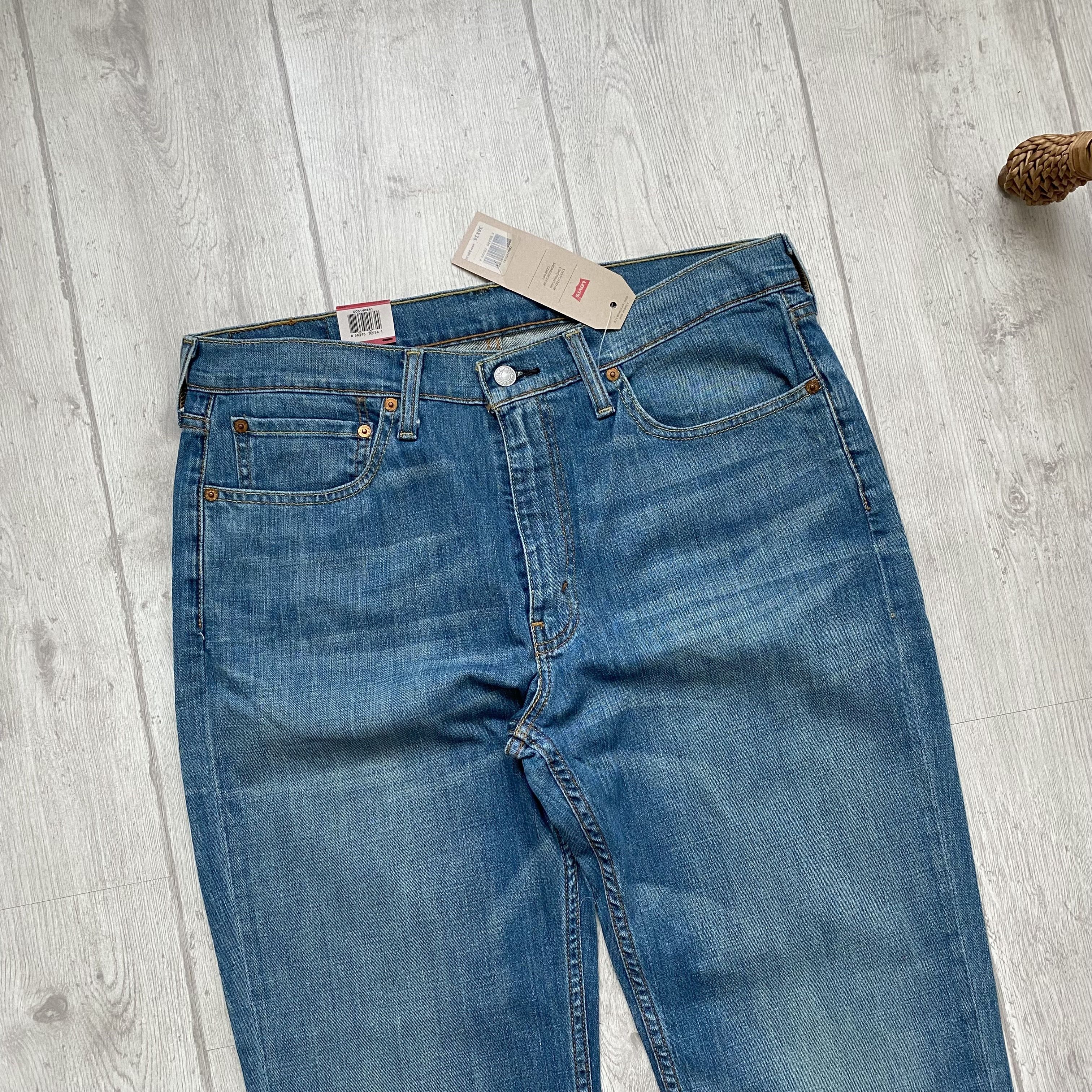Levi's 👖 36x36 Vintage 00S Levi's Tall Red Tab Slim Jeans Denim Size US 36 / EU 52 - 4 Thumbnail