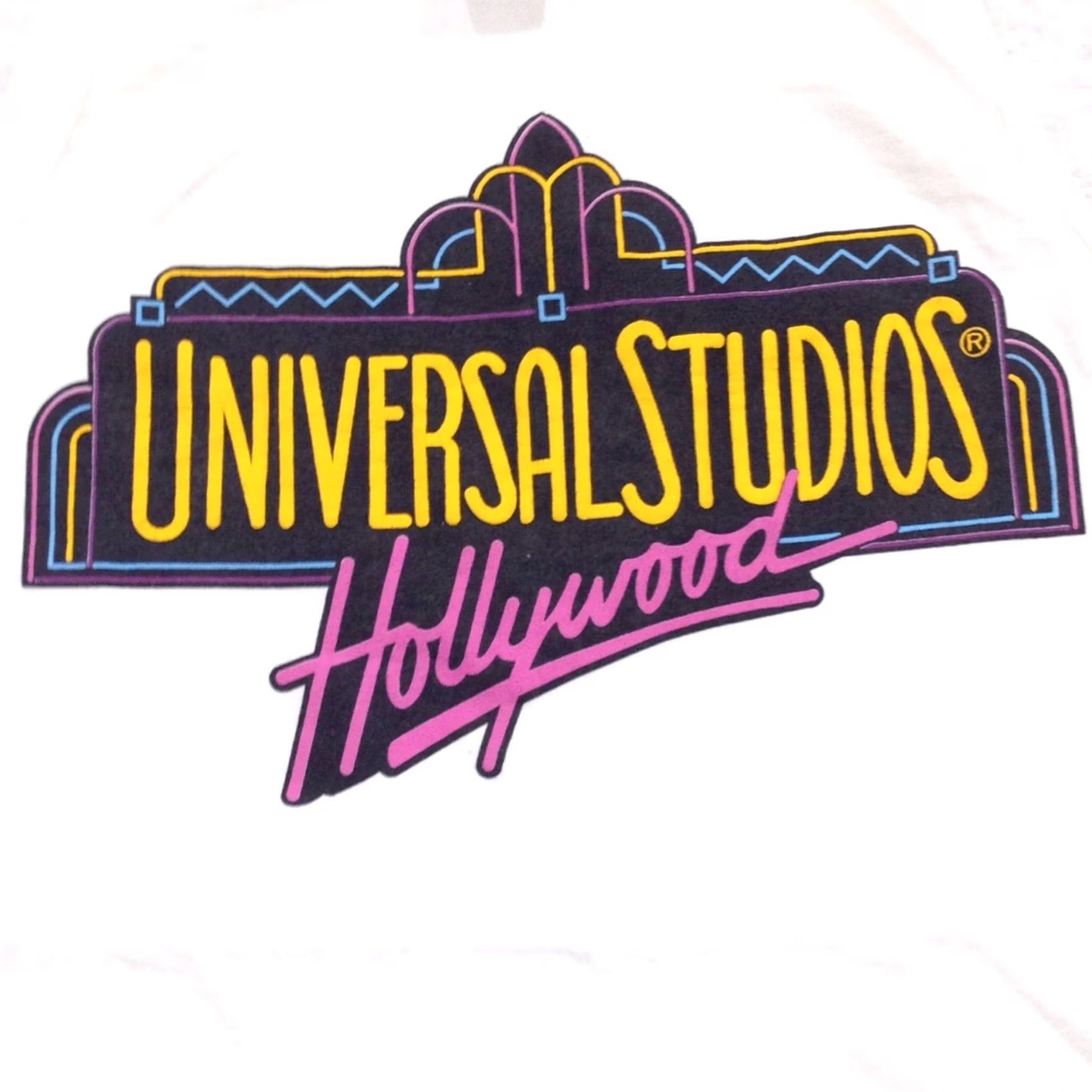 Vintage VINTAGE 90s UNIVERSAL STUDIOS HOLLYWOOD TANK TOP T-Shirt SMALL/MEDIUM men’s White 80s 90s Beach shirts Size US S / EU 44-46 / 1 - 2 Thumbnail