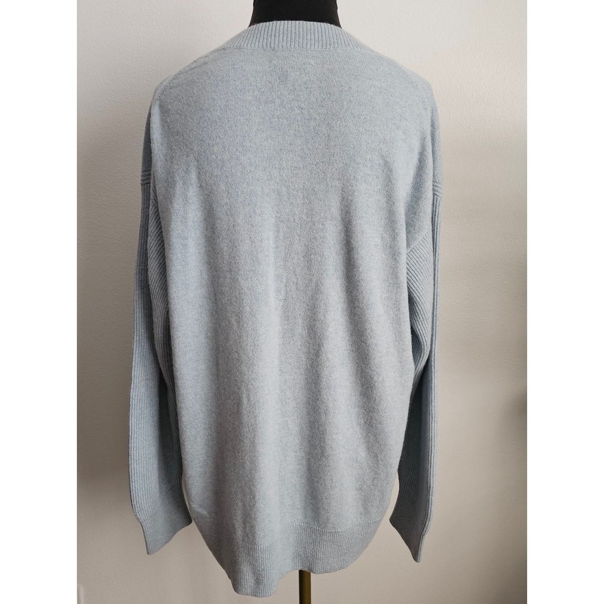 Rag & Bone Rag & Bone Cashmere Sea Foam Blue Oversized Logan Sweater M Size M / US 6-8 / IT 42-44 - 6 Thumbnail