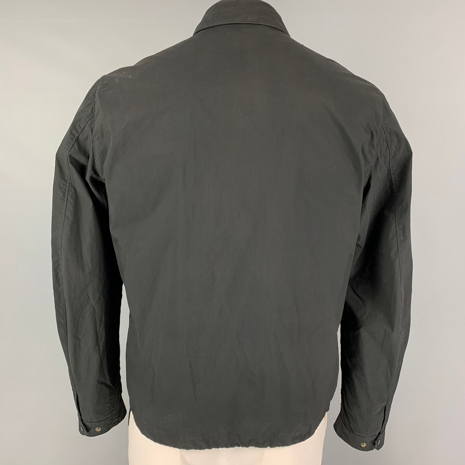 Ten C Size L Black Cotton Polyester Patch Pocket Campus Jacket Size US L / EU 52-54 / 3 - 3 Thumbnail