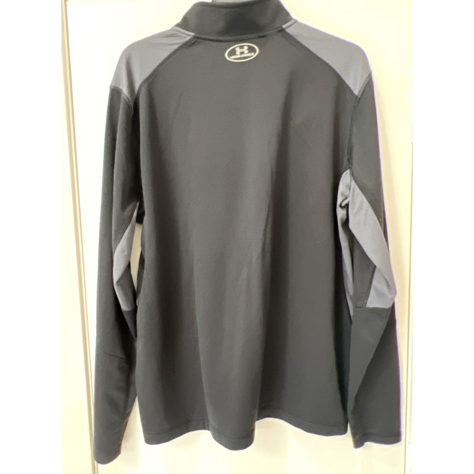 Under Armour Under Armour Long Sleeve Pullover Mens XL Black 1/4 Zip Casual Shirt Pullover Gym Workout Size US XL / EU 56 / 4 - 2 Thumbnail