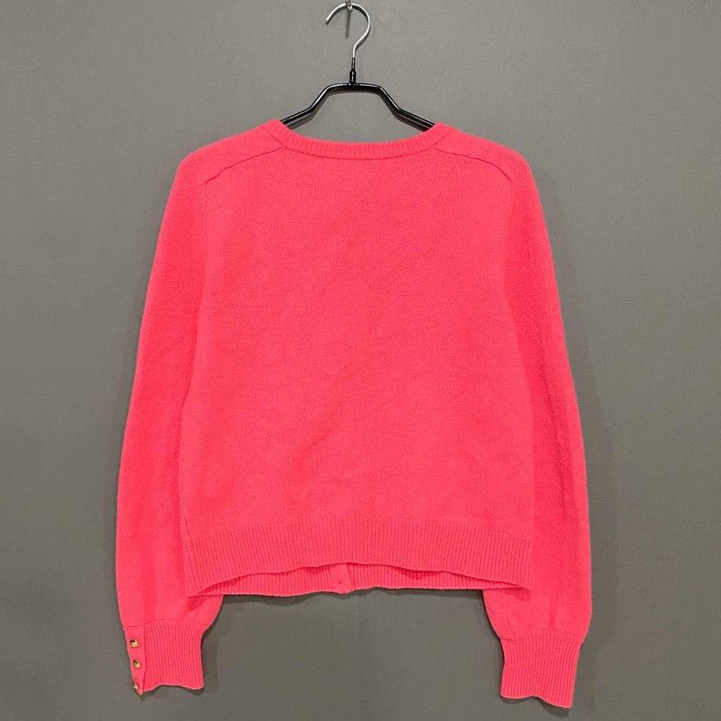 Gucci Gucci Pink knitted gold-button cardigan 2506-Nextarrow Size S / US 4 / IT 40 - 3 Thumbnail