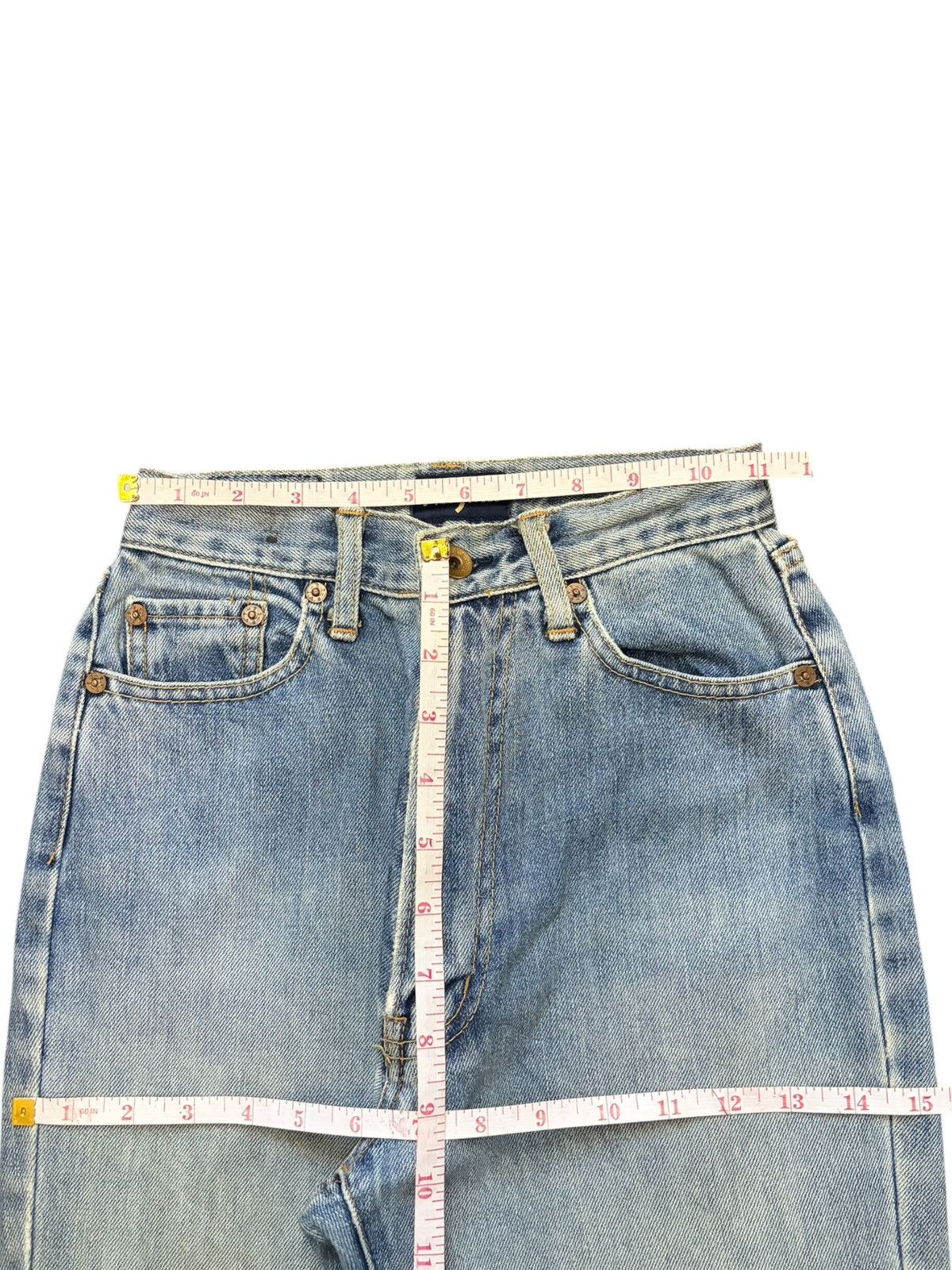 Diesel Vintage Japanese Brand Mud Wash Distress Flare Jeans Size 22" - 6 Thumbnail