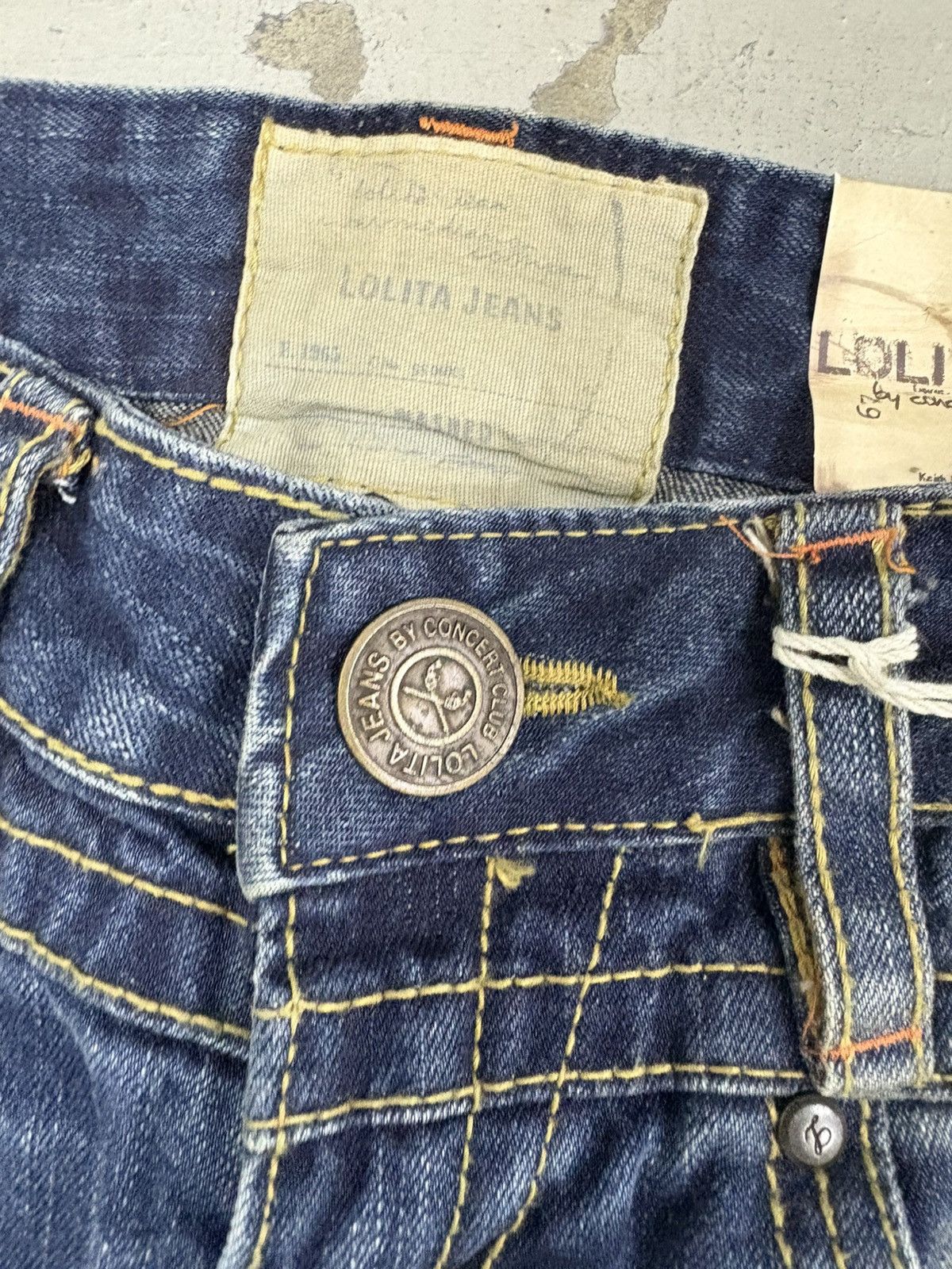 Tornado Mart Vintage Flared Lolita Jeans If Six Was Nine Distressed Size US 31 - 10 Thumbnail