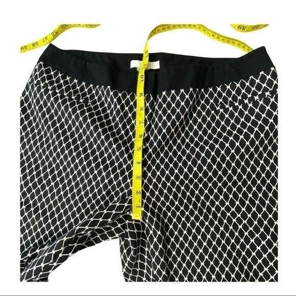 Other Chico's 2 Pants Black White Diamond Cropped Ankle 12 Size 34" / US 12 / IT 48 - 7 Thumbnail