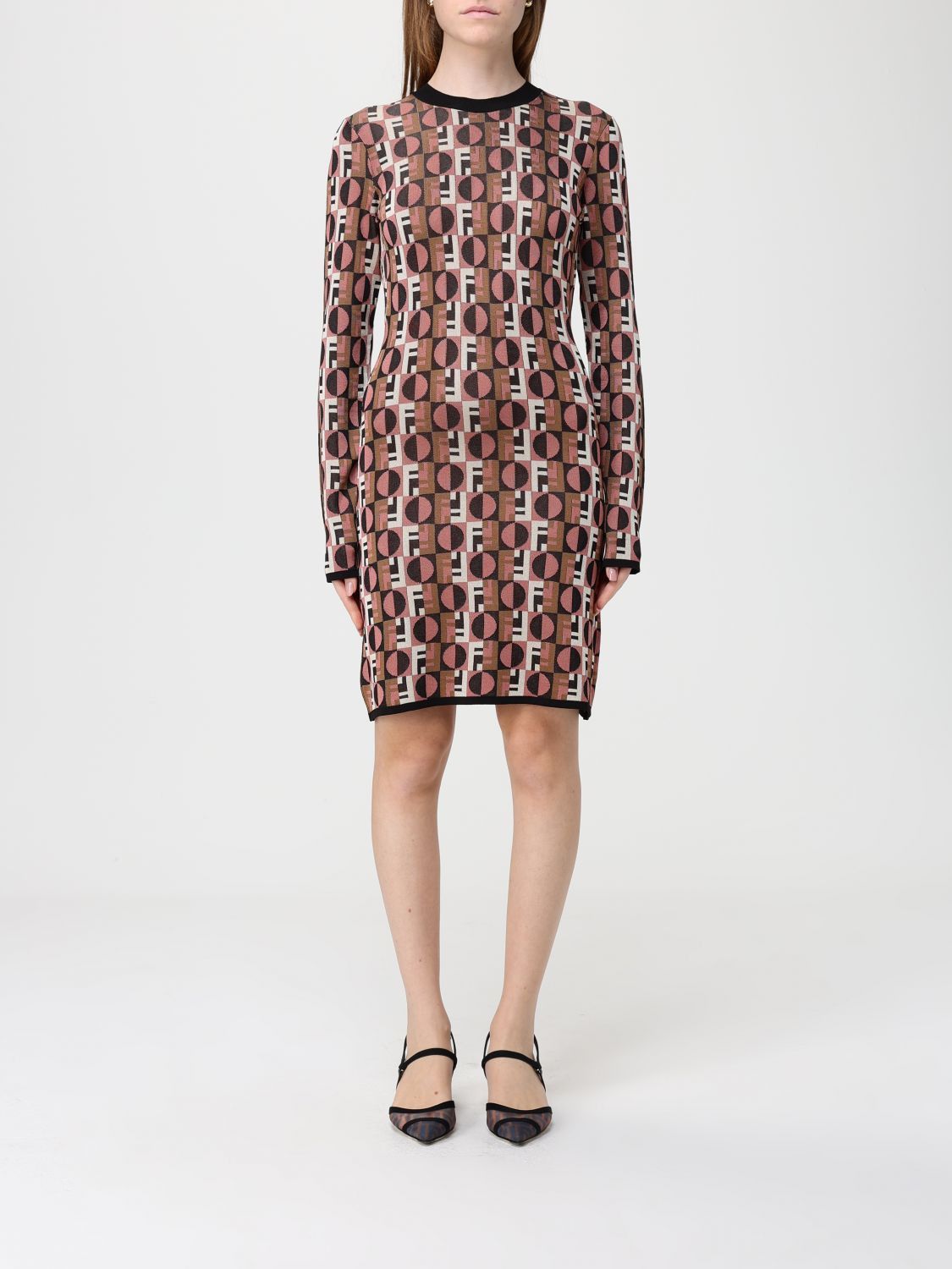 Fendi Fendi Dress Woman Multicolor Size XS / US 0-2 / IT 36-38 - 1 Thumbnail
