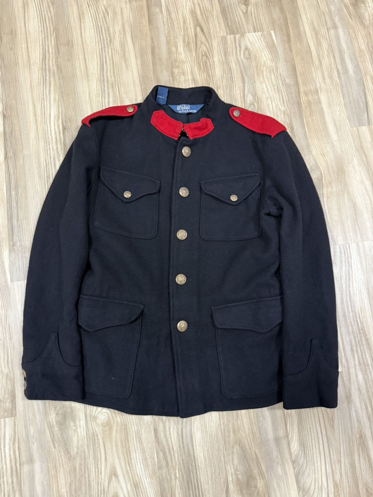 Polo Ralph Lauren Polo Ralph Lauren Limited Wool Military Officers Coat Size US L / EU 52-54 / 3 - 1 Thumbnail
