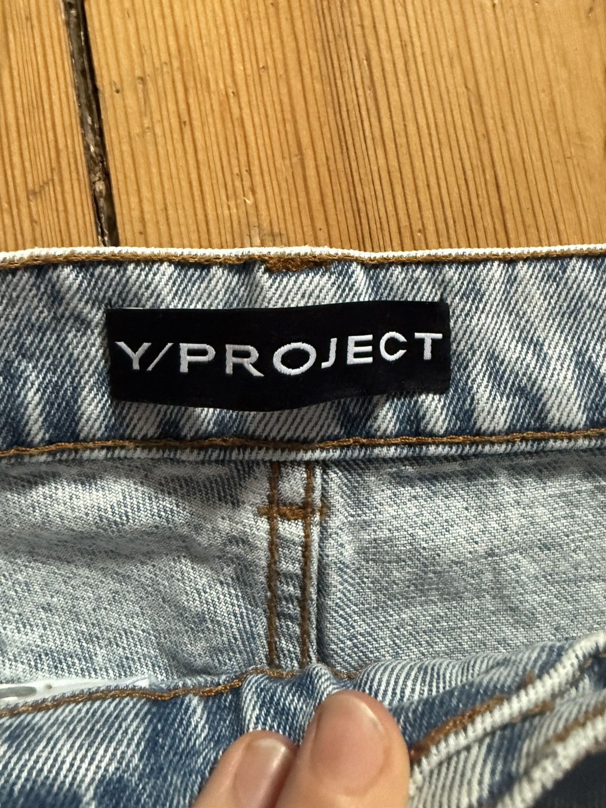 Y/Project SSENSE Exclusive Blue Crystal Jeans Size US 28 / EU 44 - 6 Thumbnail