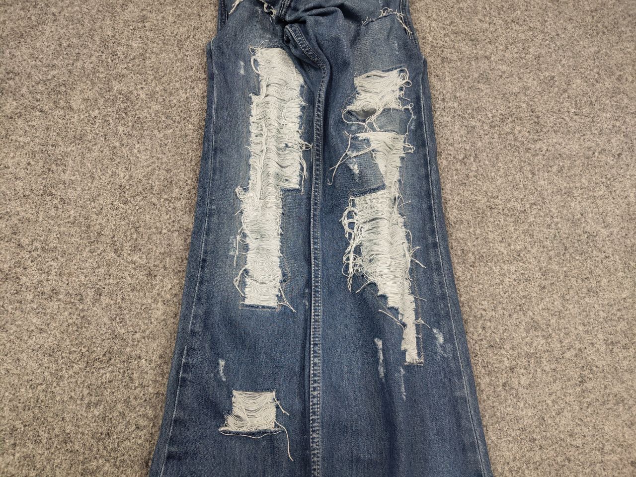 If Six Was Nine × Le Grande Bleu (L.G.B.) × Vintage Vintage Diesel If Six Was Nine style Distressed Flared Jeans Size US 30 / EU 46 - 5 Thumbnail