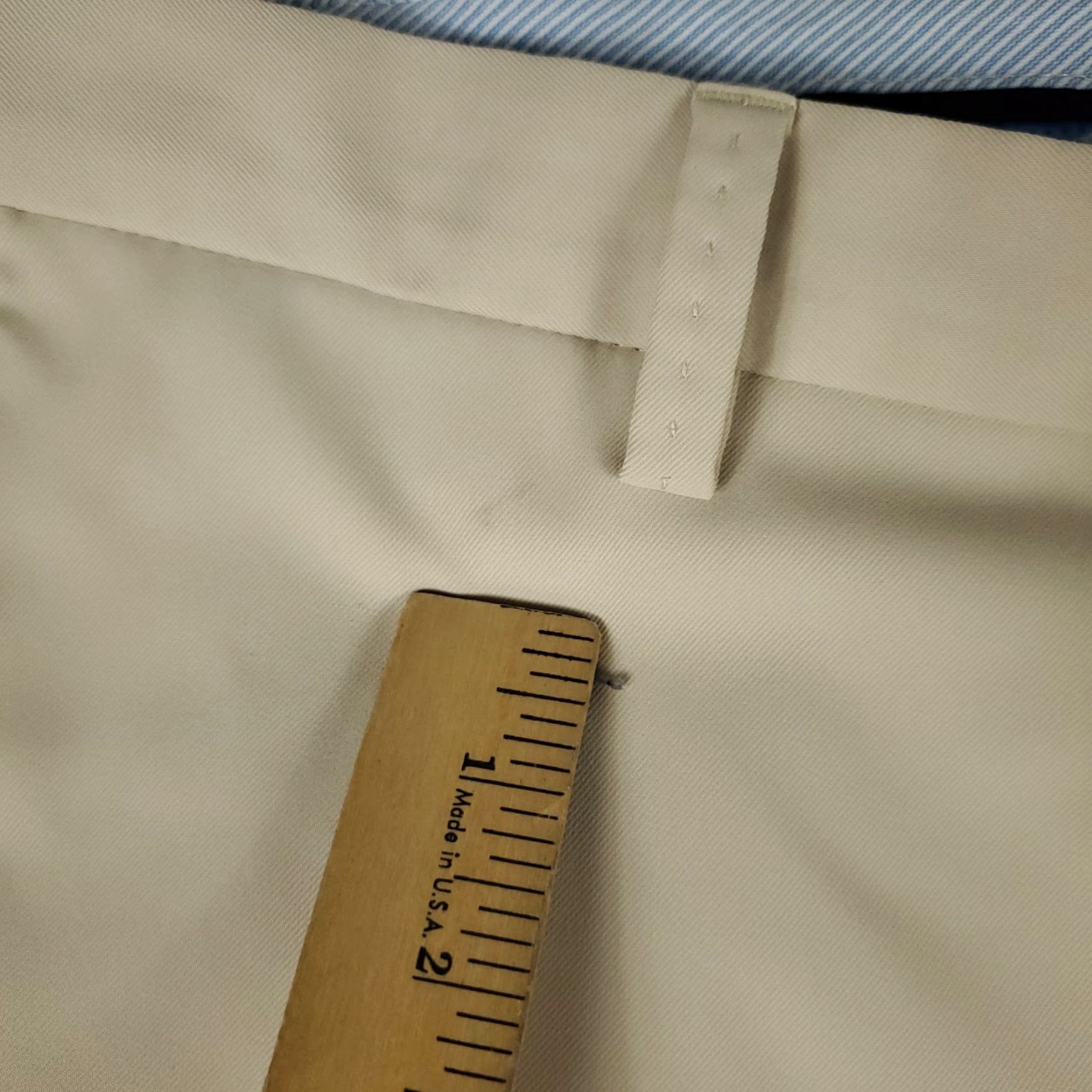 Peter Millar Peter Millar Pants Mens 38x33 Beige Chino Trousers Slim Fit Slash Pockets Regular Inseam 33 Hem Straight Front Flat Front LI** Size US 38 / EU 54 - 3 Thumbnail