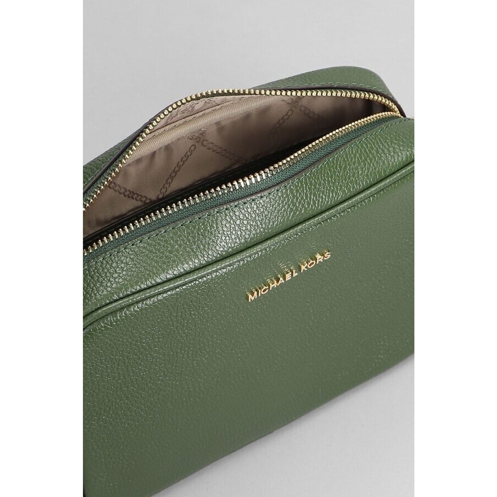 Michael Kors Michael Kors Ginny Leather Crossbody Bag Green EUC MSRP $248 Size ONE SIZE - 11 Thumbnail