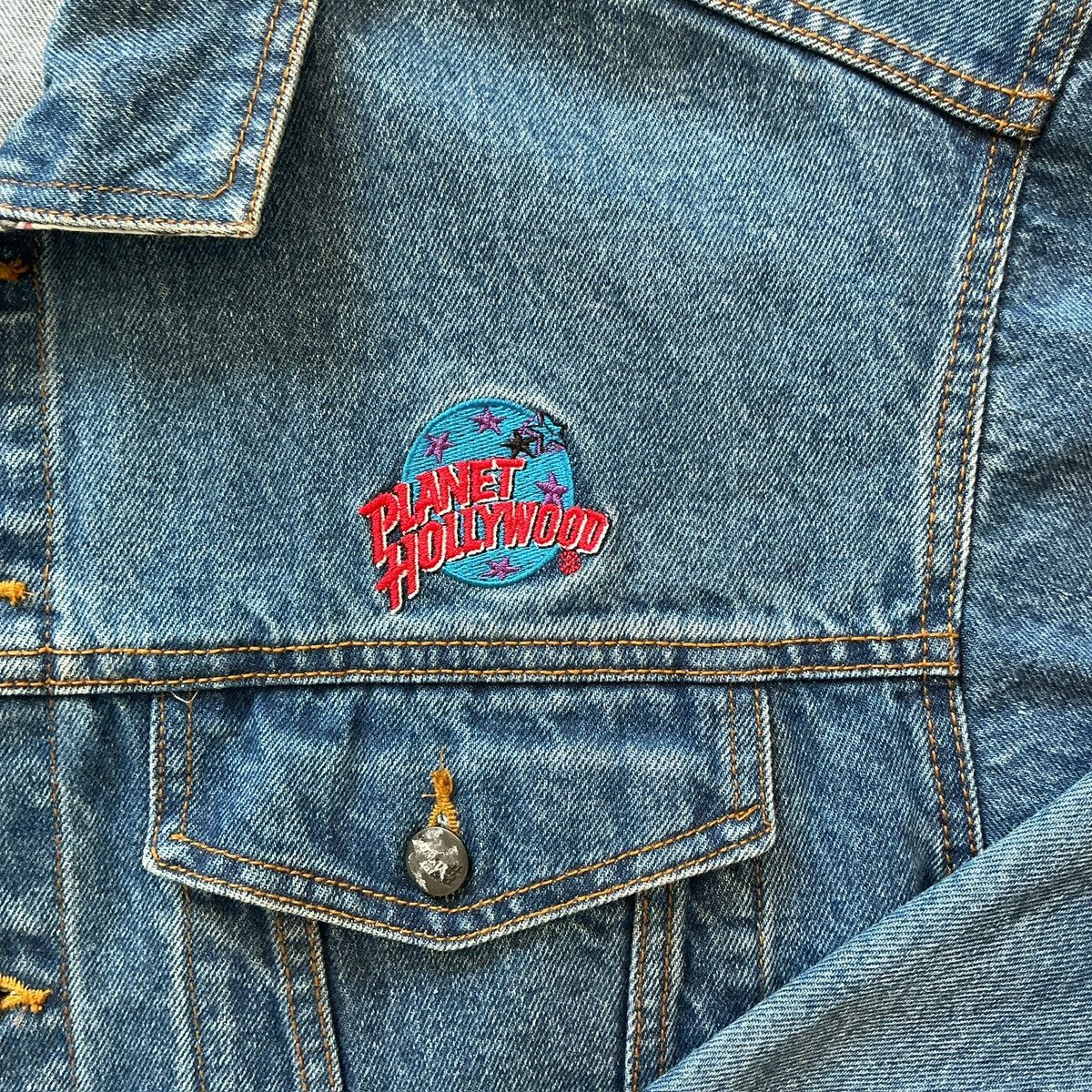 Planet Hollywood Vintage 1991 Vancouver Planet Hollywood Blue Denim Jacket Size US L / EU 52-54 / 3 - 6 Thumbnail