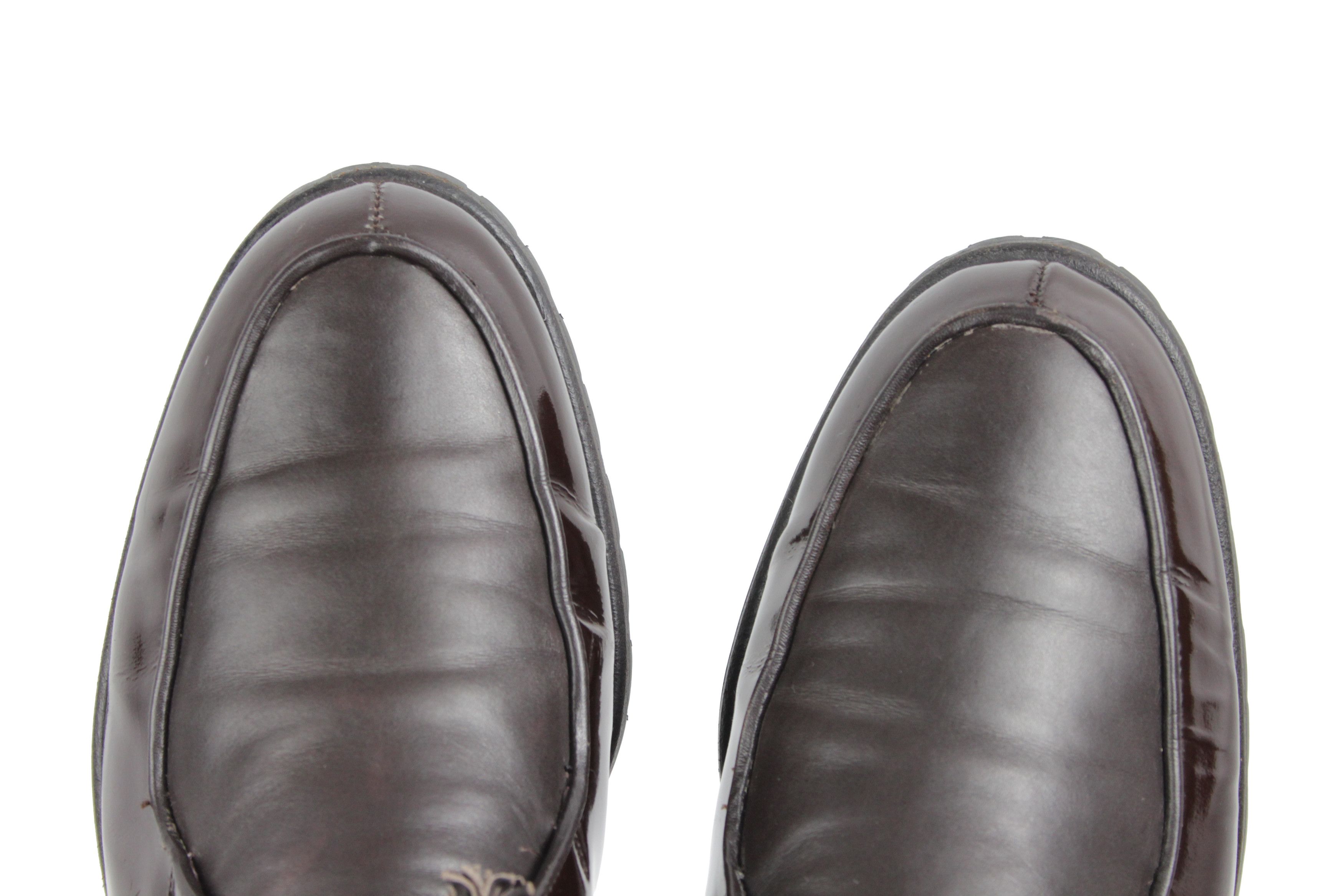Bally Malwa Patent Leather Boots Size US 9 / IT 39 - 6 Thumbnail