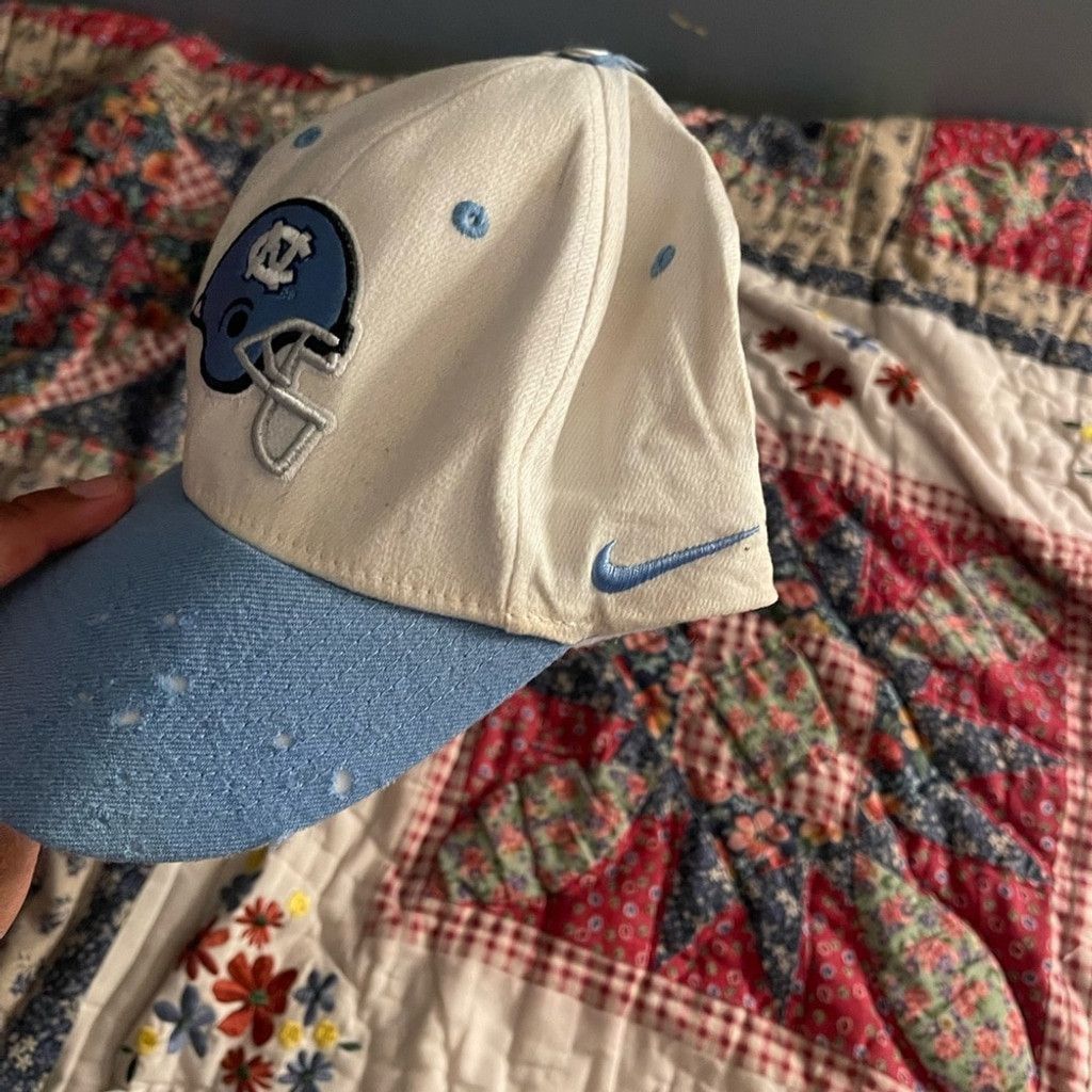 The Game UNC 6 Cap Set - Blue, Black, White(measurements shown) Size ONE SIZE - 12 Thumbnail