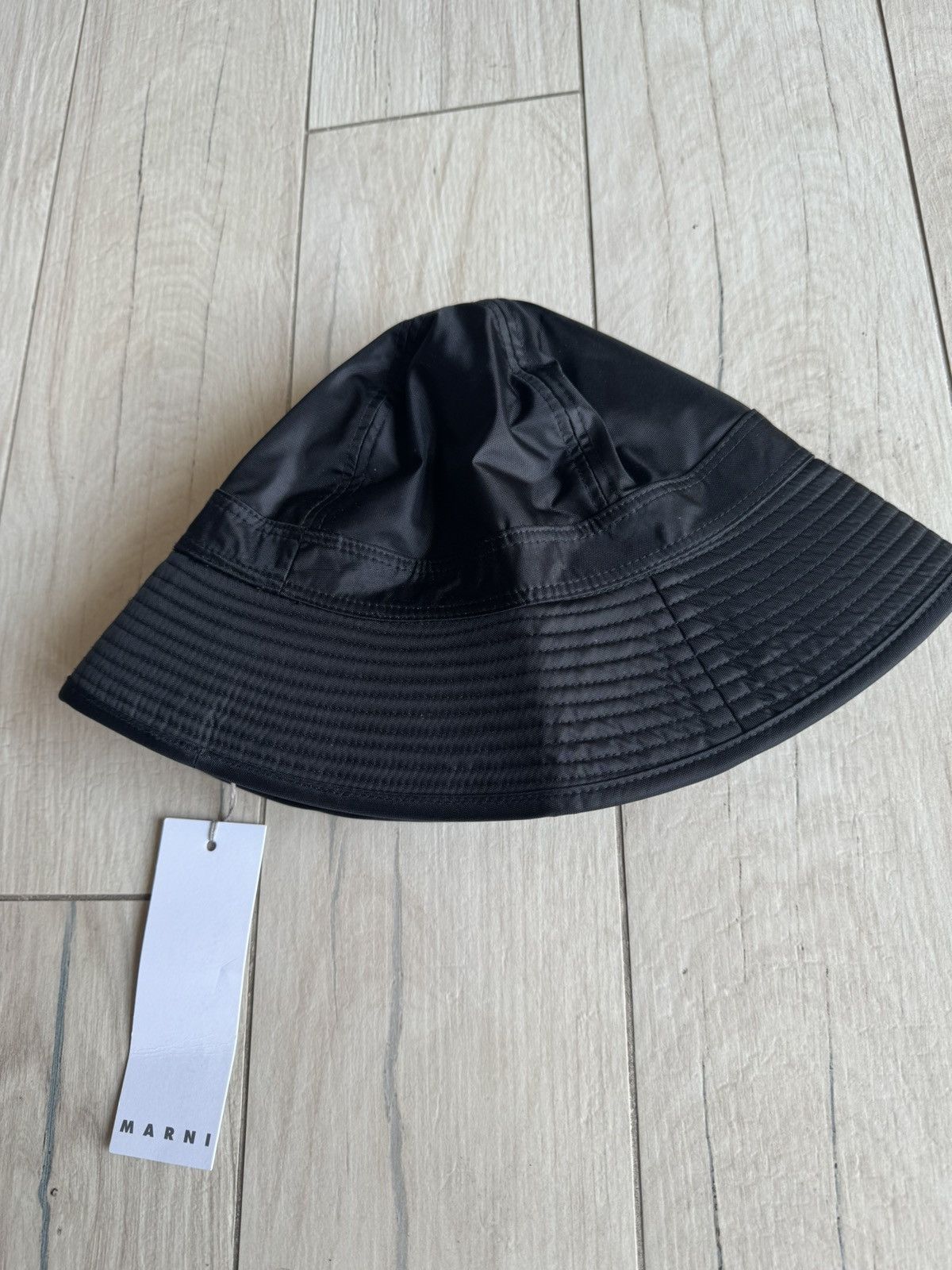Marni DSWT SS19 Marni Dance Bunny Black Bucket Hat Size ONE SIZE - 3 Thumbnail
