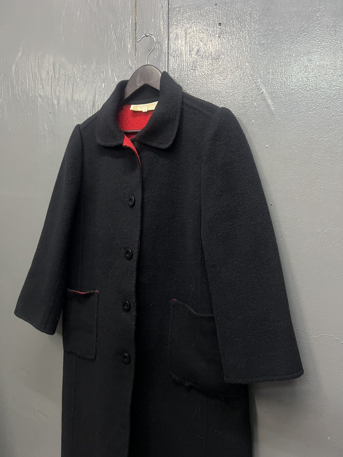 Balmain Miss Balmain Wool Long Coat Size L / US 10 / IT 46 - 4 Thumbnail