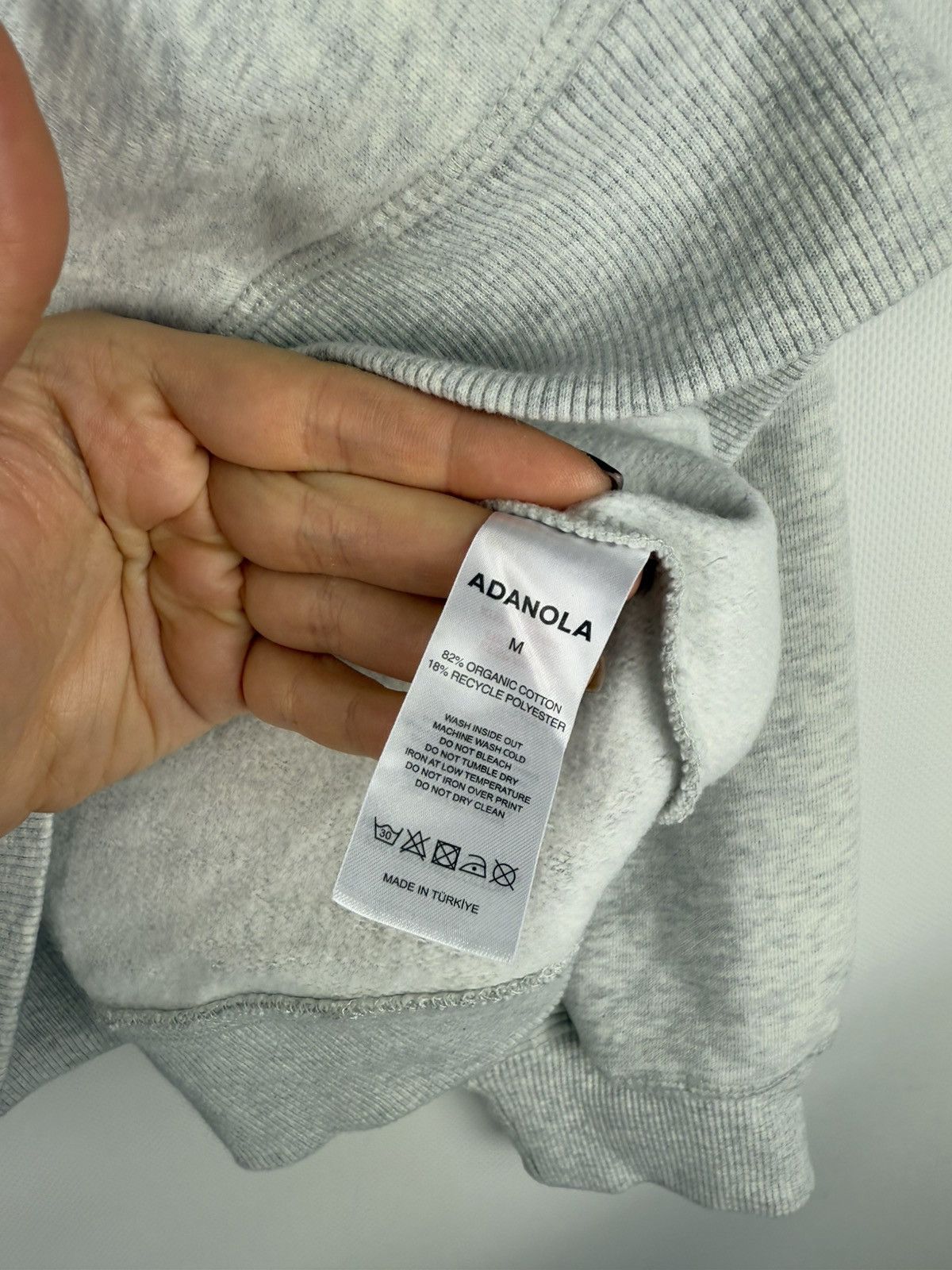 Other Adanola Ladies Oversized Crewneck Cotton Sweatshirt Pullover Size M / US 6-8 / IT 42-44 - 10 Thumbnail