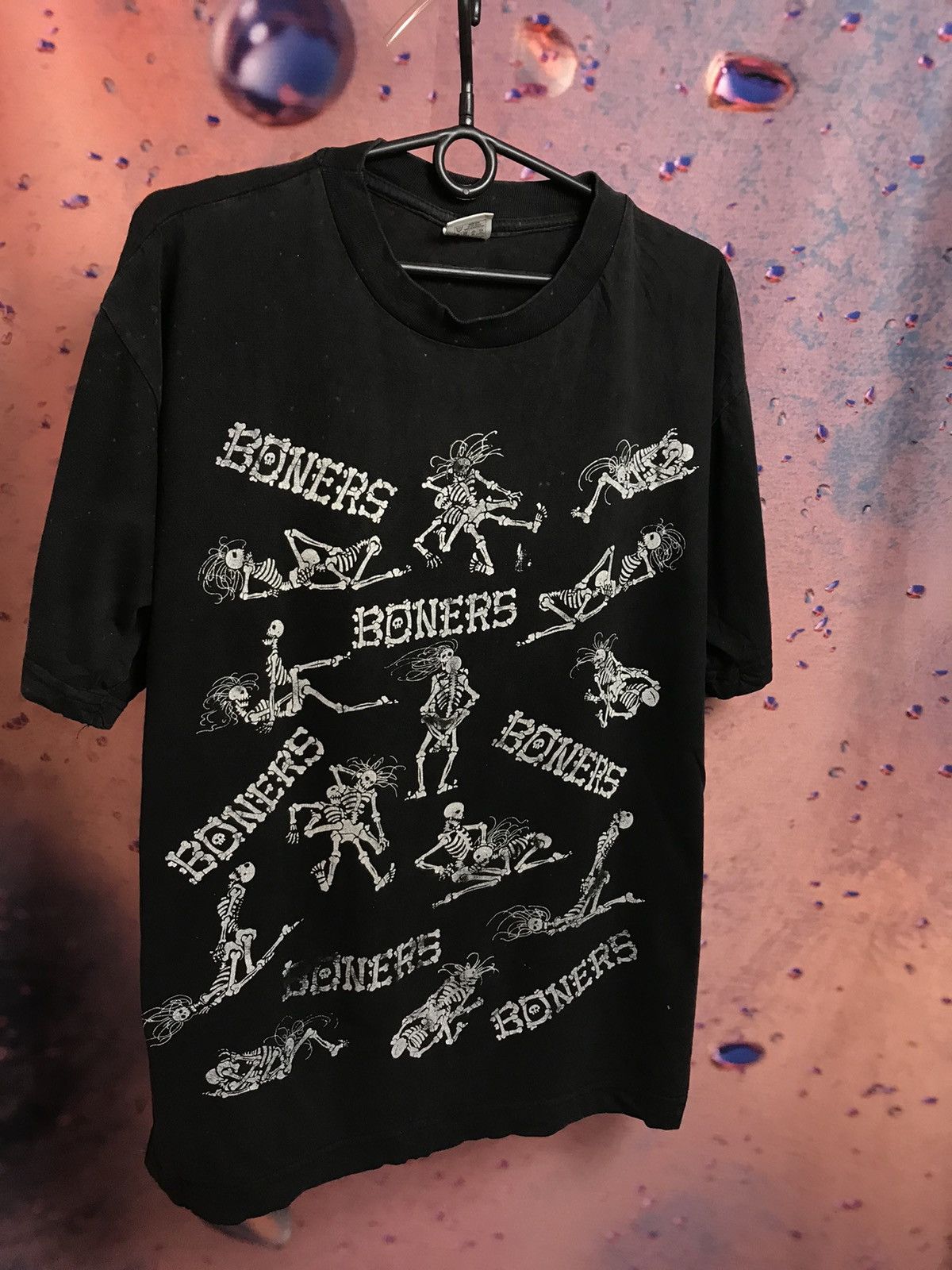 Vintage Vintage Boners Skeleton Sex Position streetwear tee Size US M / EU 48-50 / 2 - 2 Thumbnail