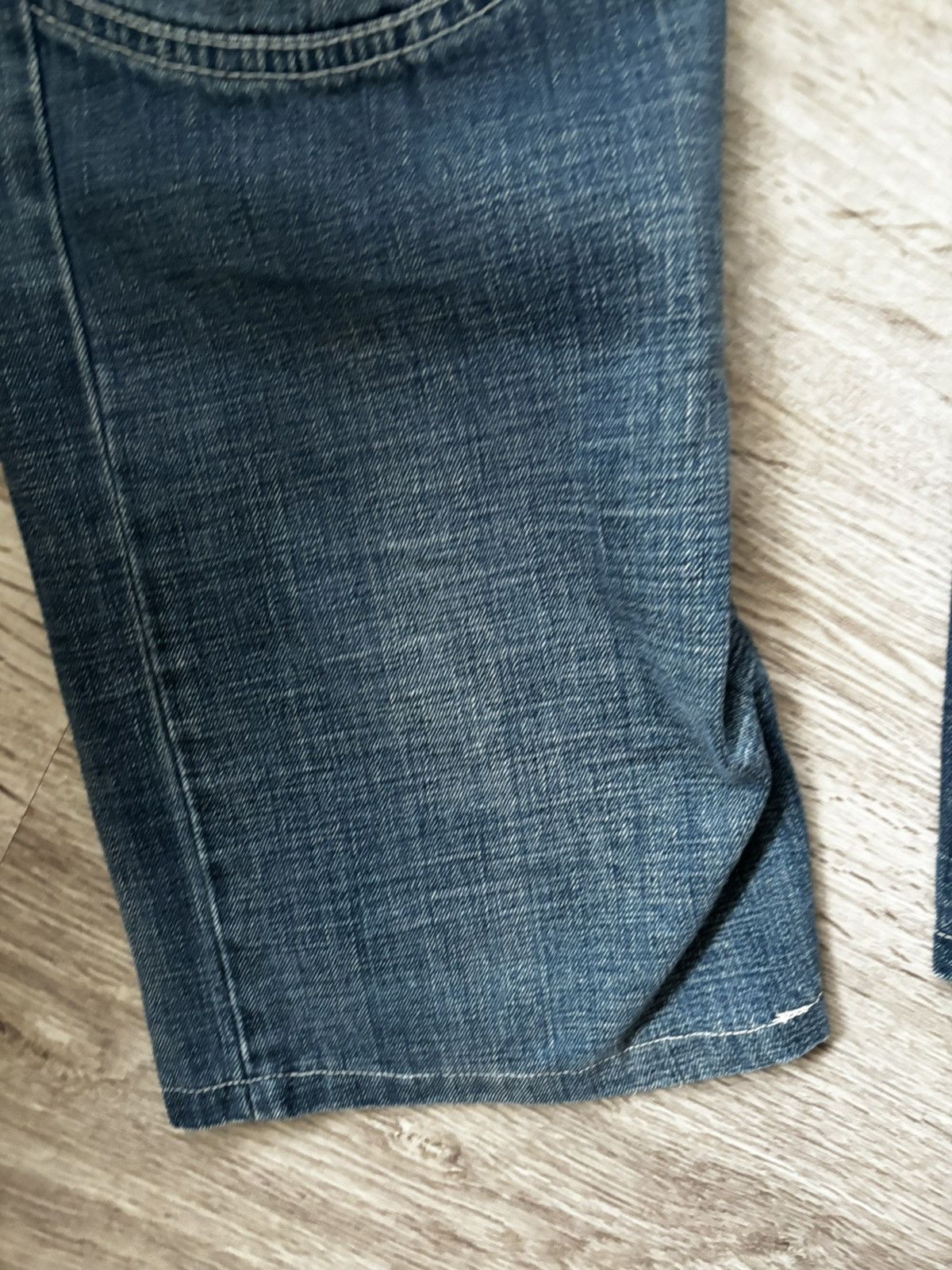 TOUGH JEANSMITH patchwork distressed jeans