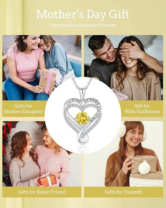 Other Jewelry for Women Wife Infinity Heart Birthstone Size ONE SIZE - 6 Thumbnail