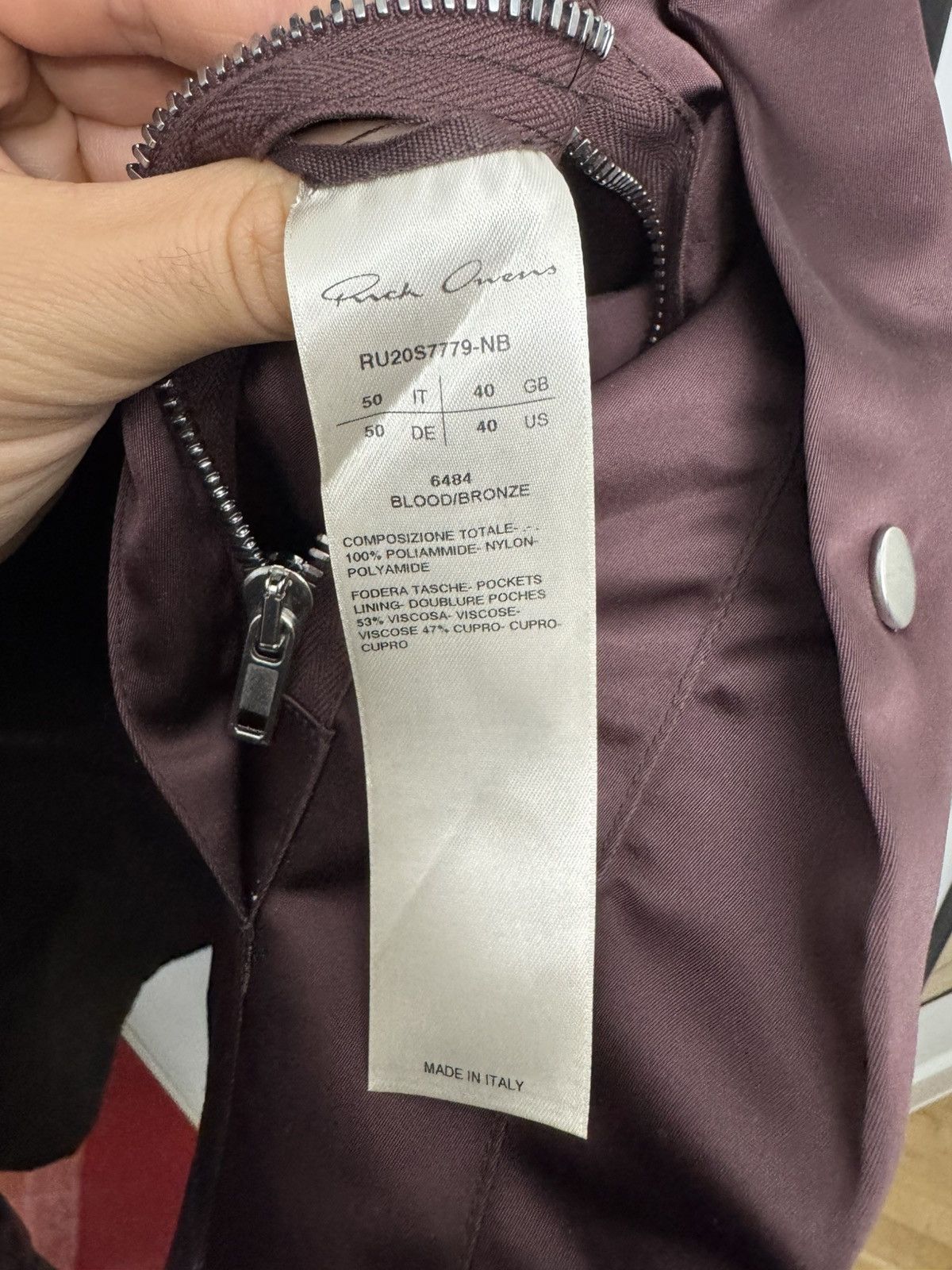 Rick Owens Rick Owens SS20 'TECUATL' Bauhaus Bomber Jacket Pop Smoke Size US L / EU 52-54 / 3 - 7 Thumbnail