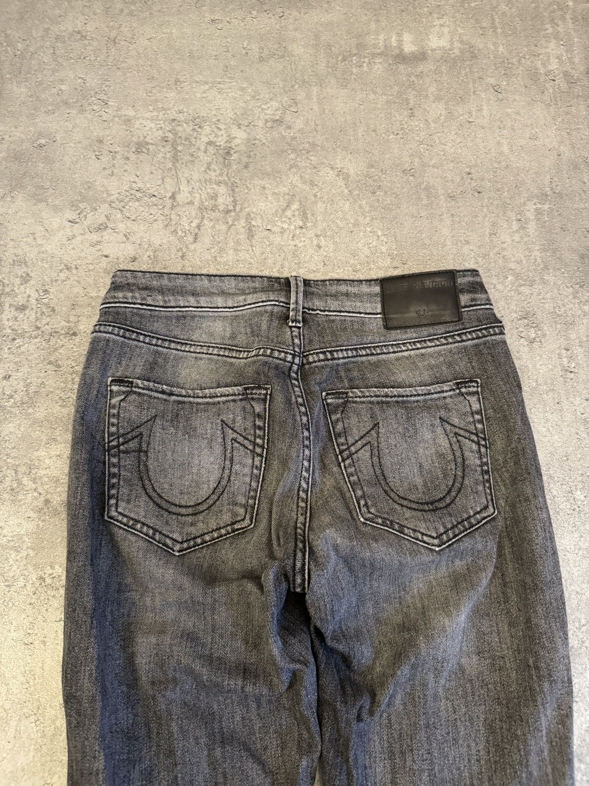 Japanese Brand × True Religion × Vintage True Religion Vintage Skinny Jeans Denim Logo Grey Logo Size 26" / US 2 / IT 38 - 2 Thumbnail