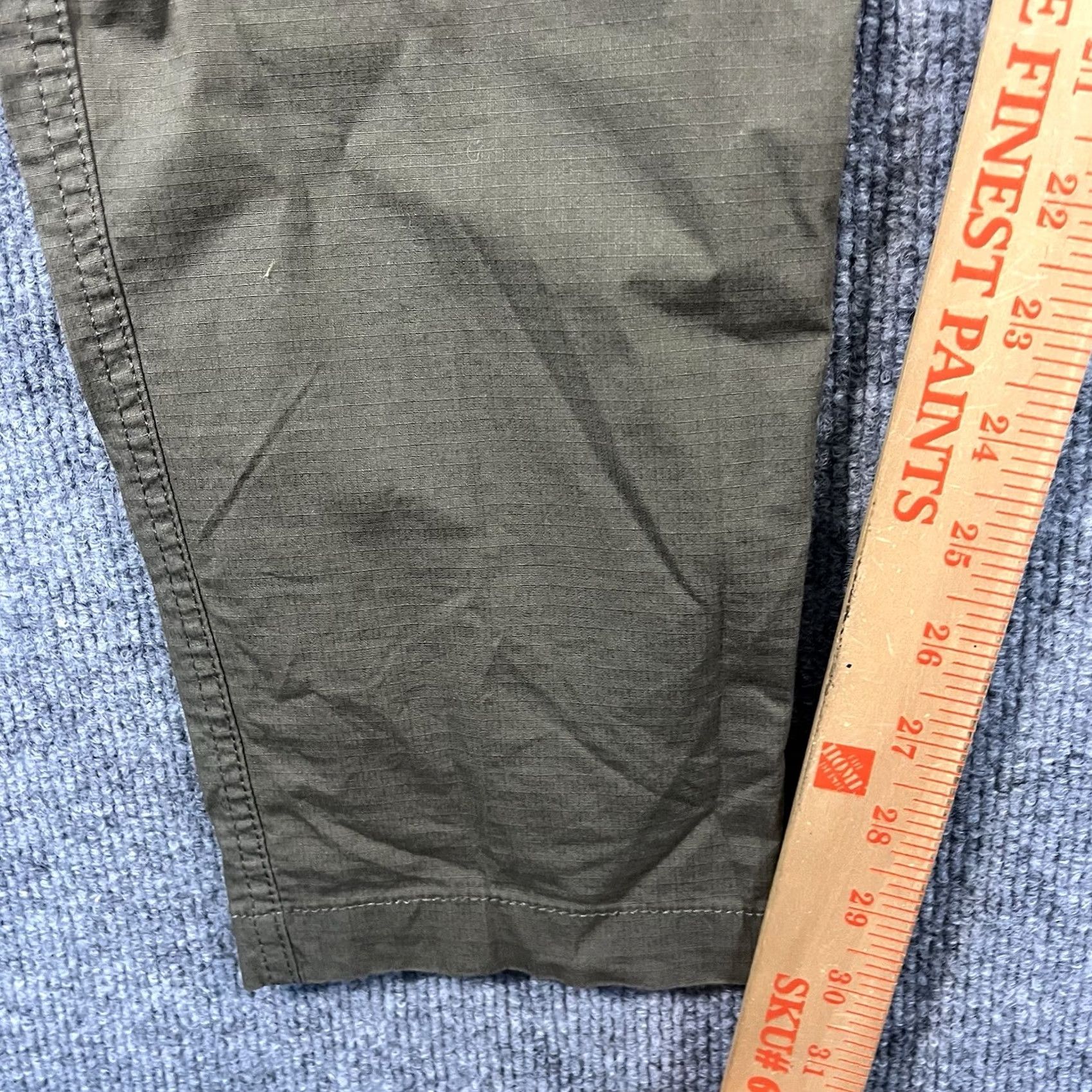 Vuori Vuori Pants Mens M Green Ripstop Tapered Jogger Athletic Zip Pocket Pockets Adjustable Waist Stretch Size US 31 - 4 Thumbnail