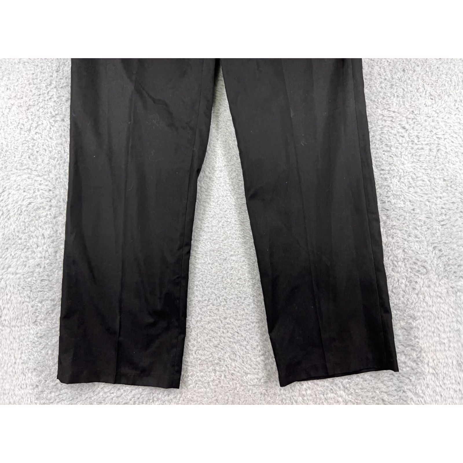 Haggar Haggar Mens Dress Pants Black 38 Flat Front Polyester Blend Zip Fly Straight Fit Comfort Pockets Belt Loops Dress Pants Men Black 38 Size US 38 / EU 54 - 5 Thumbnail