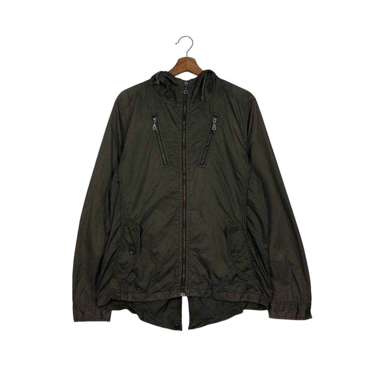 Japanese Brand 📌Vintage Chore Military Biker Jacket Von Dutch Cargo Pockets Size US L / EU 52-54 / 3 - 13 Thumbnail