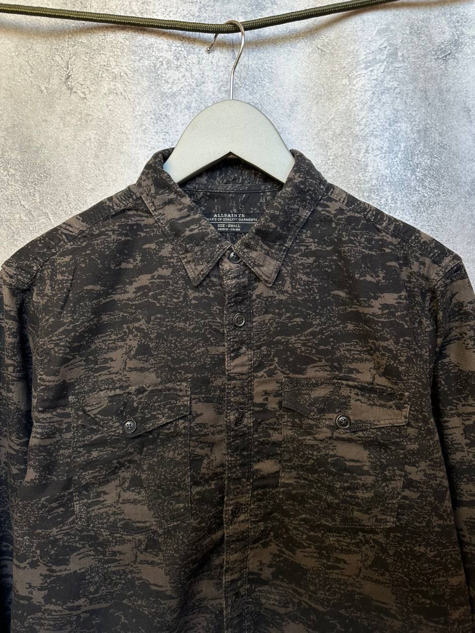 Allsaints Allsaints Breslau Camo Military Field Army Button Up Shirt Size US S / EU 44-46 / 1 - 5 Thumbnail