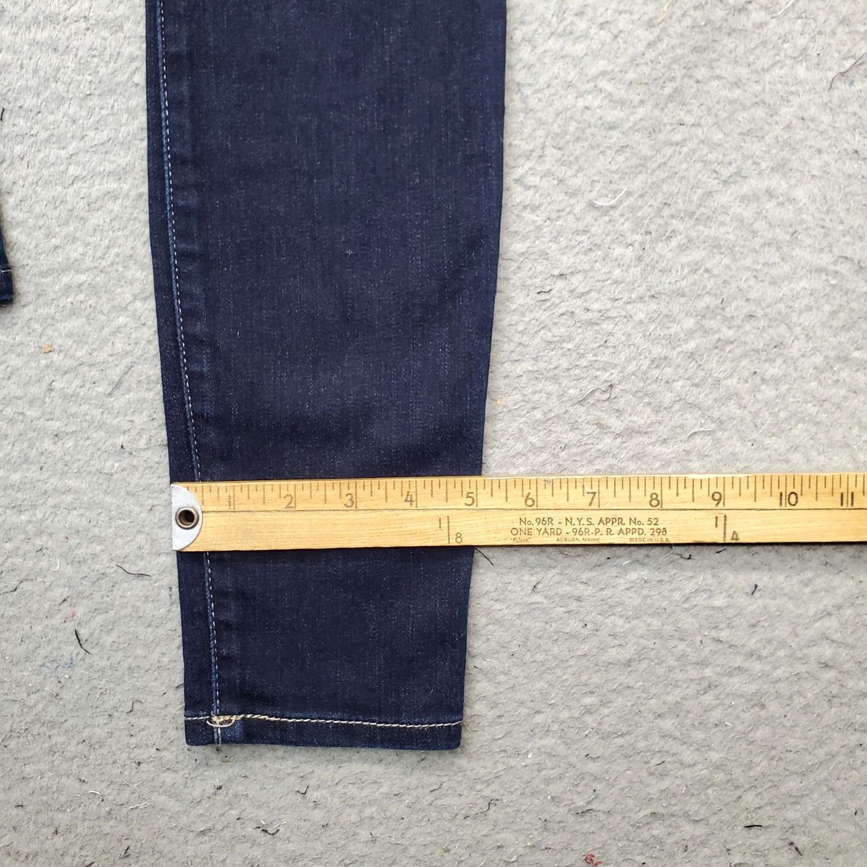 Gap Gap Womens 27 Jeans Blue Denim High Rise Skinny Leg 1969 Streetwear 5-Pocket Denim Size 27" / US 4 / IT 40 - 5 Thumbnail