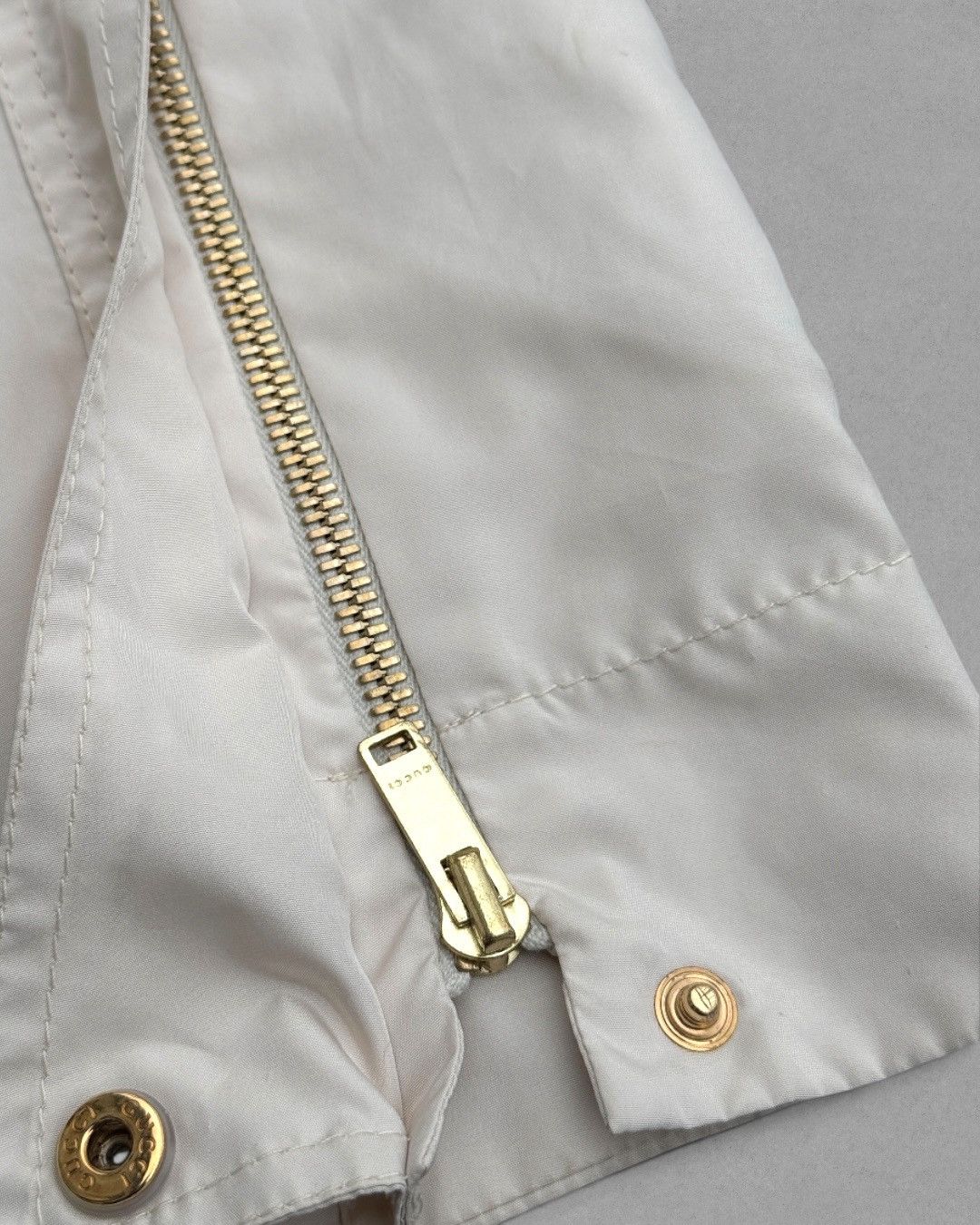 Gucci SS 2004 Gucci By Tom Ford Military Biker Windbreaker Jacket Size M / US 6-8 / IT 42-44 - 12 Thumbnail