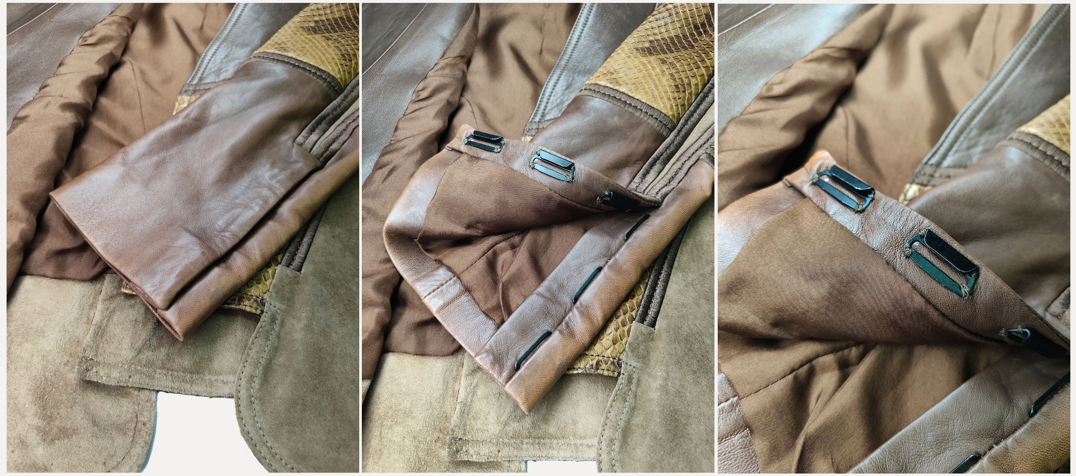 Gucci Gucci _ Italy_ Tom Ford Era_ Suede x Python _ Leather Jacket Size S / US 4 / IT 40 - 5 Thumbnail