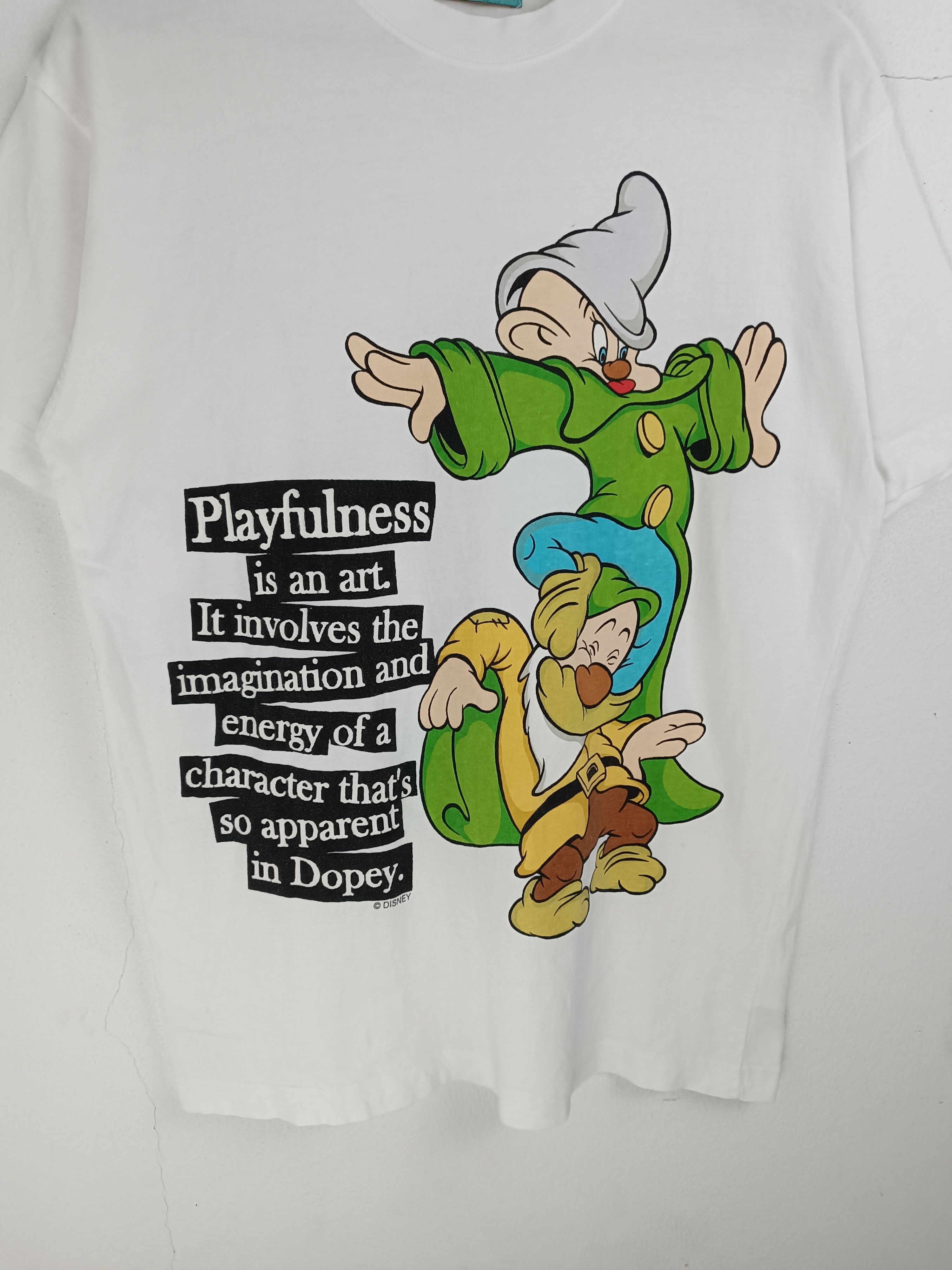 Disney VINTAGE 90'S SNOW WHITE & THE 7 DWARFS RARE SEX PISTOLS PUNK Size US M / EU 48-50 / 2 - 7 Thumbnail