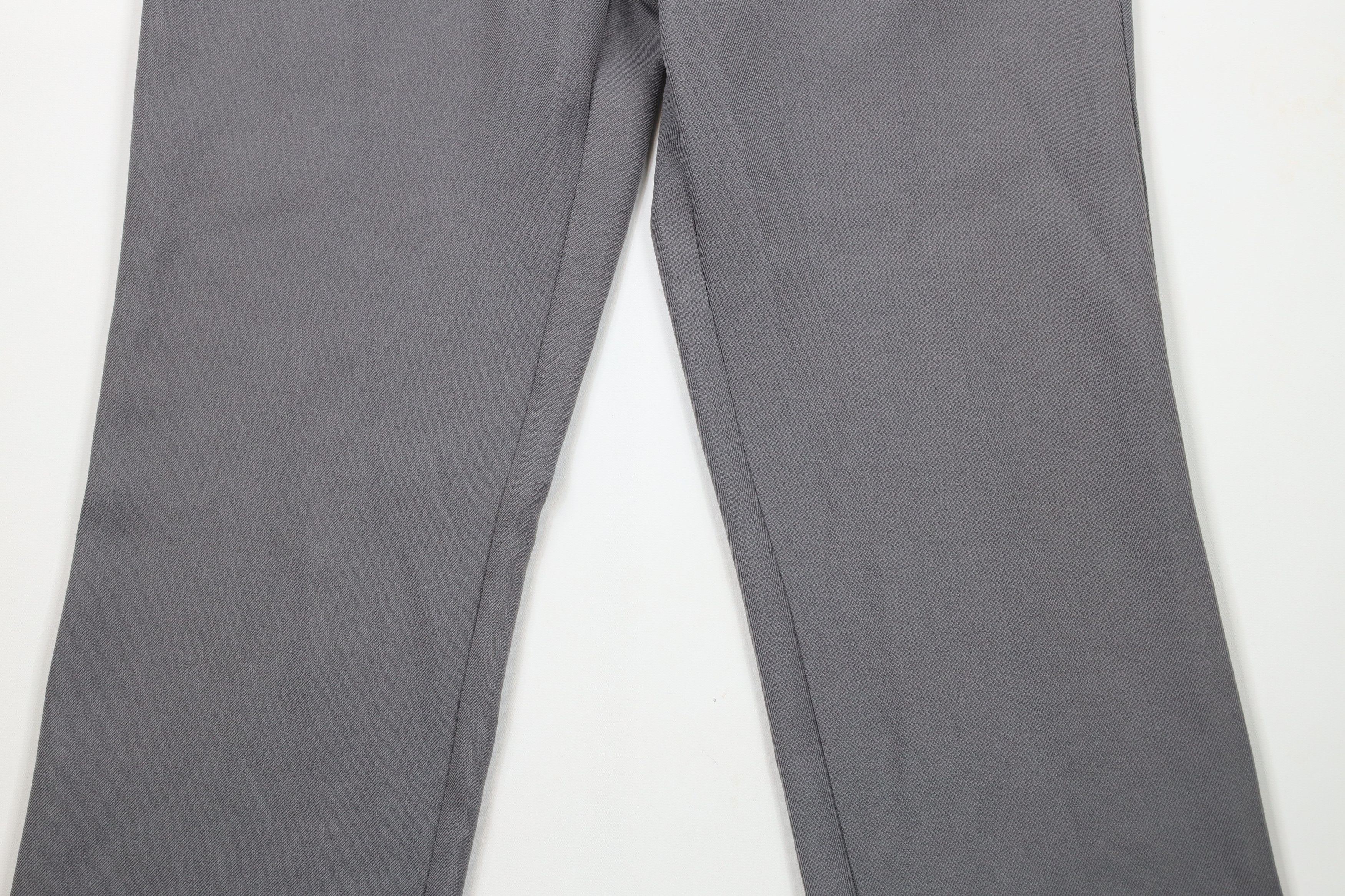 Vintage Vintage 90s Streetwear Knit Flared Wide Leg Chino Pants Gray Size US 34 / EU 50 - 3 Thumbnail