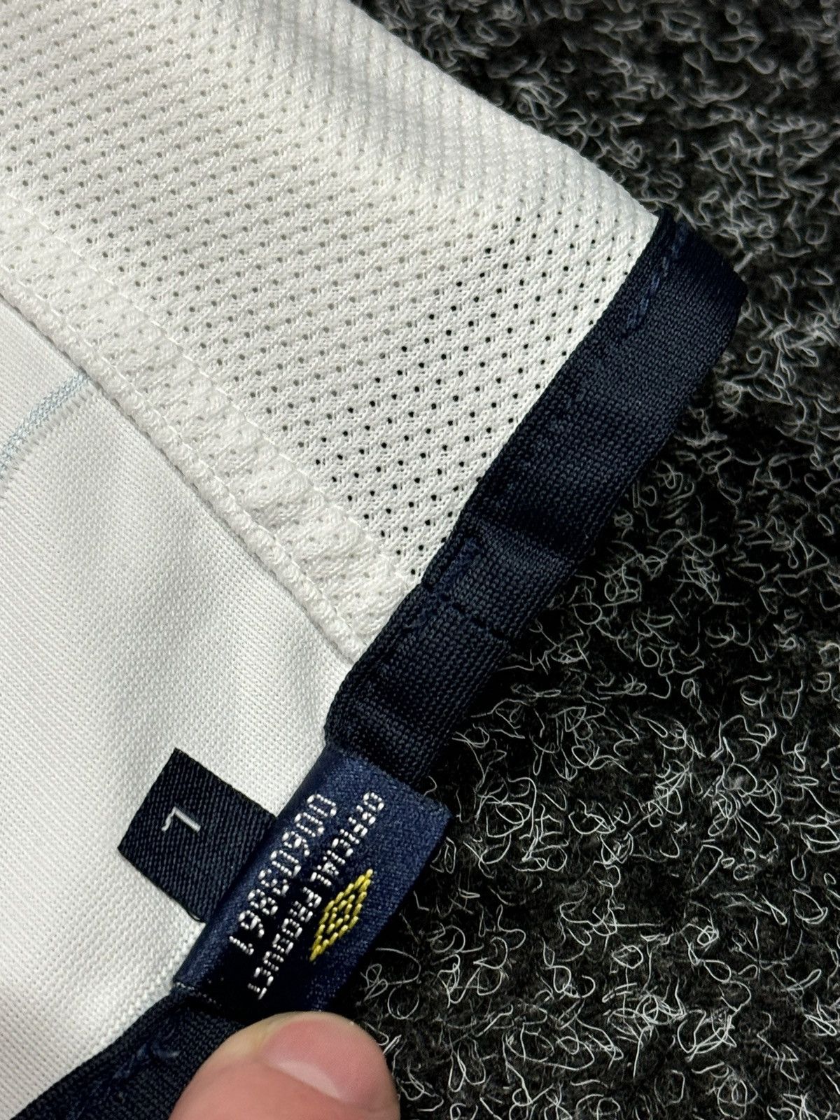 Umbro × Vintage UMBRO ENGLAND 🏴󠁧󠁢󠁥󠁮󠁧󠁿 Double-sided football T-shirt Kellow 69 Size US L / EU 52-54 / 3 - 14 Thumbnail