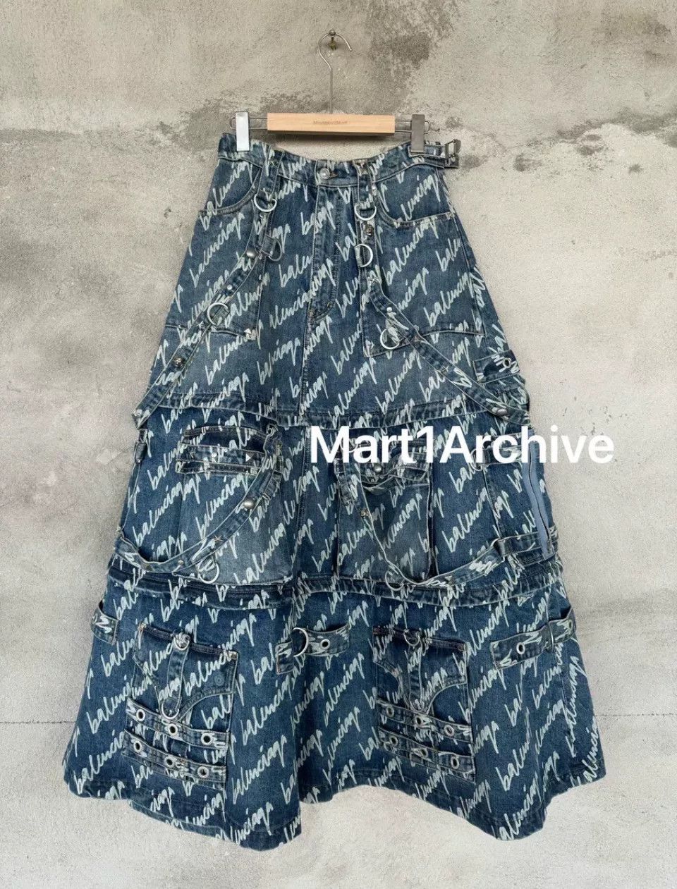 Balenciaga Balenciaga Yagami Print Maxi Skirt Size 36" / US 14 / IT 50 - 1 Thumbnail