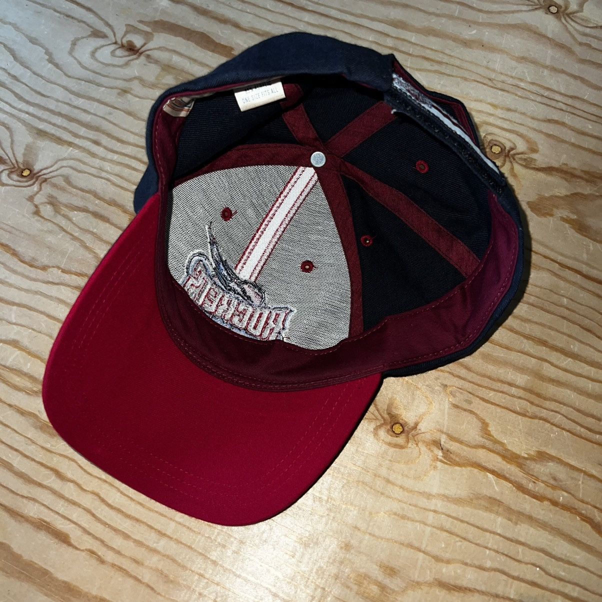 NBA VINTAGE 90s NBA HOUSTON ROCKETS WOOL ACRYLIC BLEND LOGO HAT Size ONE SIZE - 6 Thumbnail