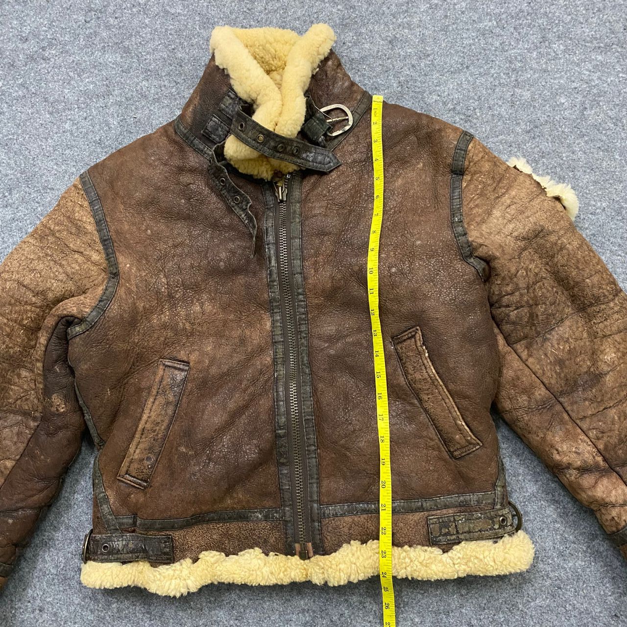 Vintage 💥Vintage Air Force U.S Army Style Leather Jacket Size US M / EU 48-50 / 2 - 5 Thumbnail