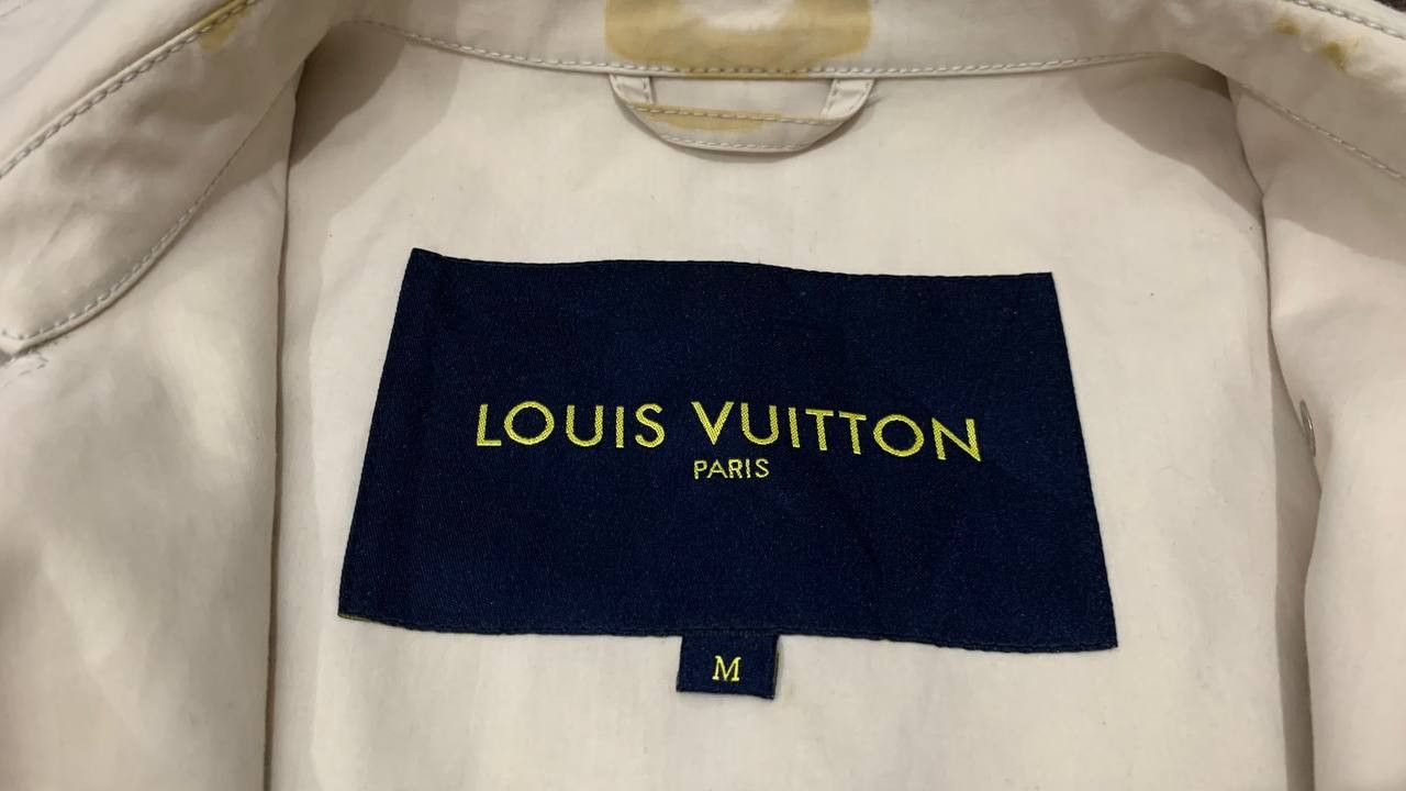 Louis Vuitton LOUIS VUITTON Paris Beige Cup Coat Distressed Size M / US 6-8 / IT 42-44 - 16 Thumbnail