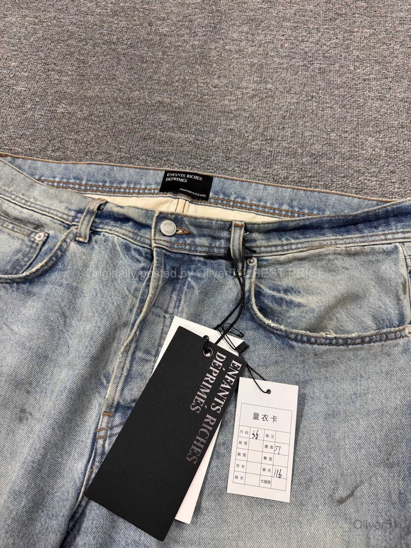 Enfants Riches Deprimes Enfants Riches Deprimes Mud Dye Distressed Jeans KKKK26/2610 Size US 36 / EU 52 - 3 Thumbnail