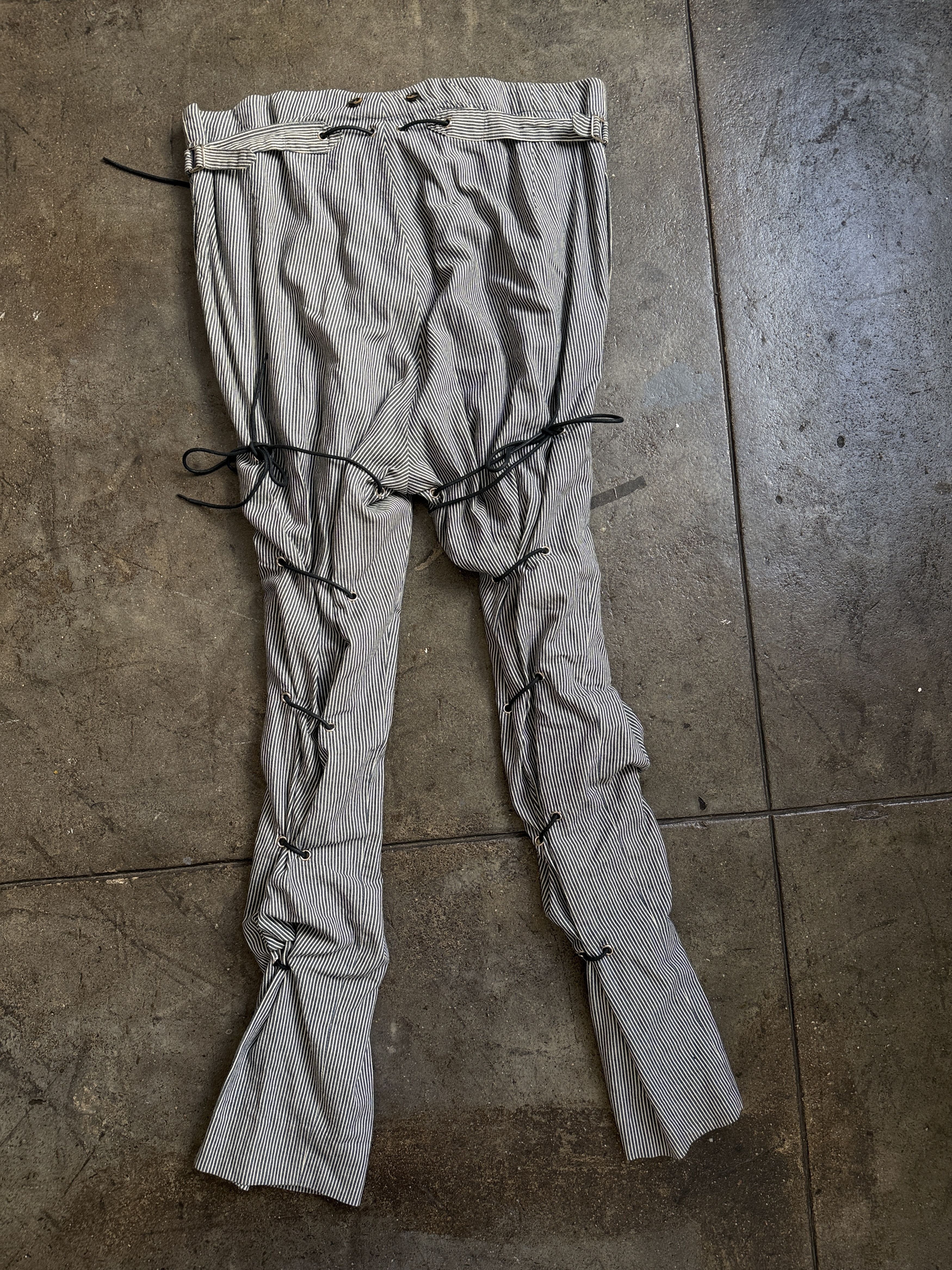 Vivienne Westwood 1,000$ Unisex Andreas Kornthaler Bondage Army Trousers Size US 30 / EU 46 - 3 Thumbnail
