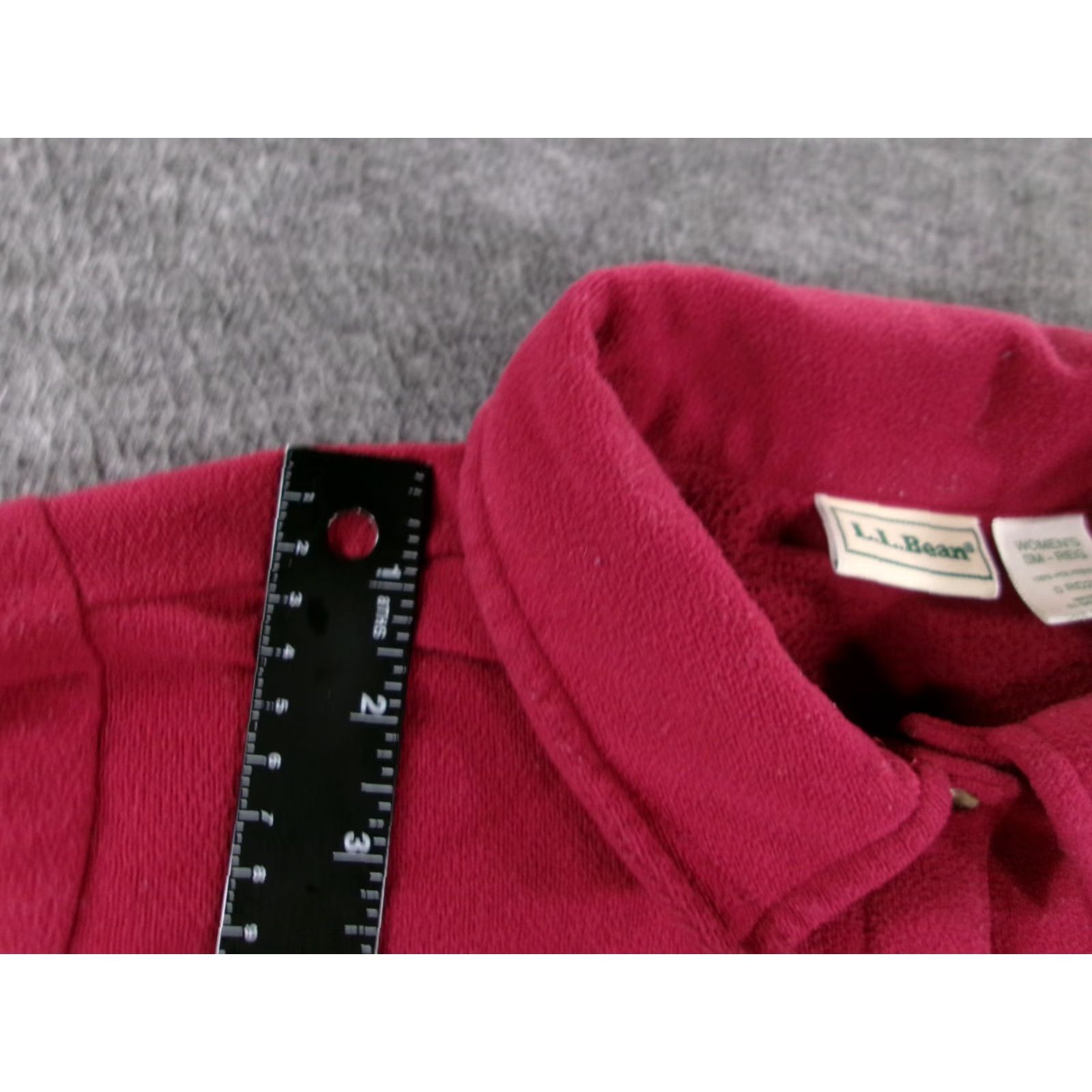 Vintage VINTAGE L.L. Bean Button-Up Shirt Women Small Red Casual Outdoor 90s Preppy Style Mens Womens Size S / US 4 / IT 40 - 4 Thumbnail