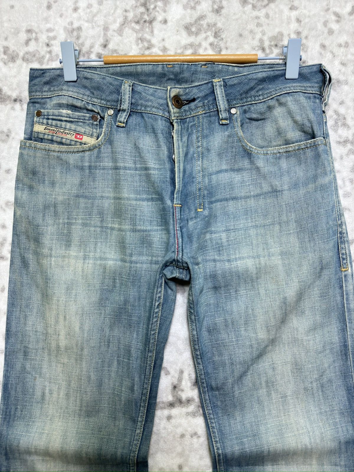 Diesel Diesel Zathan Regular Bootcut Light Wash Denim Jeans Y2K Size US 30 / EU 46 - 3 Thumbnail