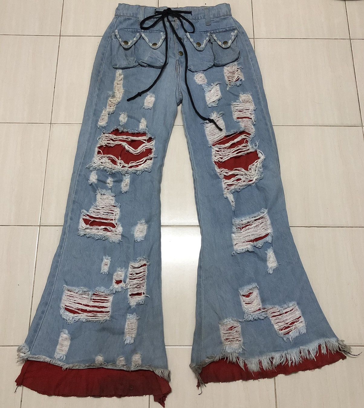 Vision Streetwear DasYori Thermal Denim Size 28" / US 6 / IT 42 - 2 Thumbnail