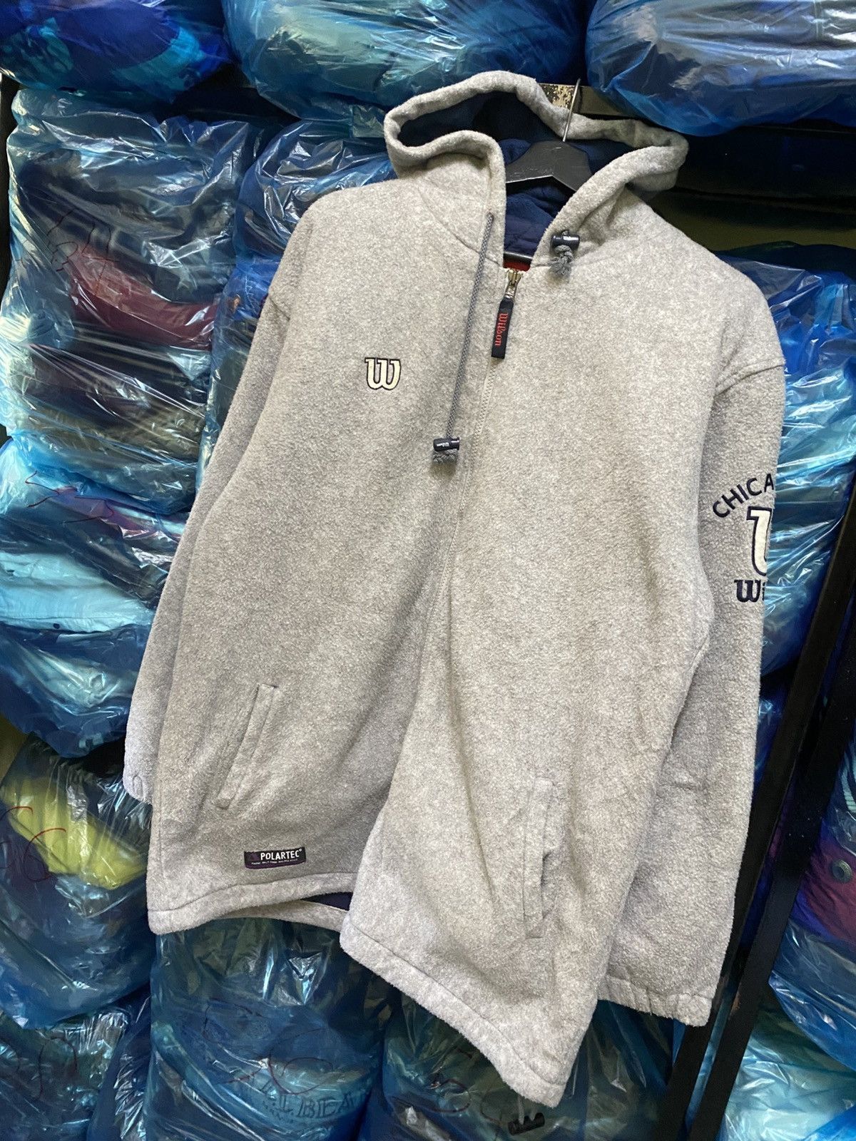 Wilson VINTAGE WILSON FLEECE HOODIE JACKET Size US M / EU 48-50 / 2 - 8 Thumbnail