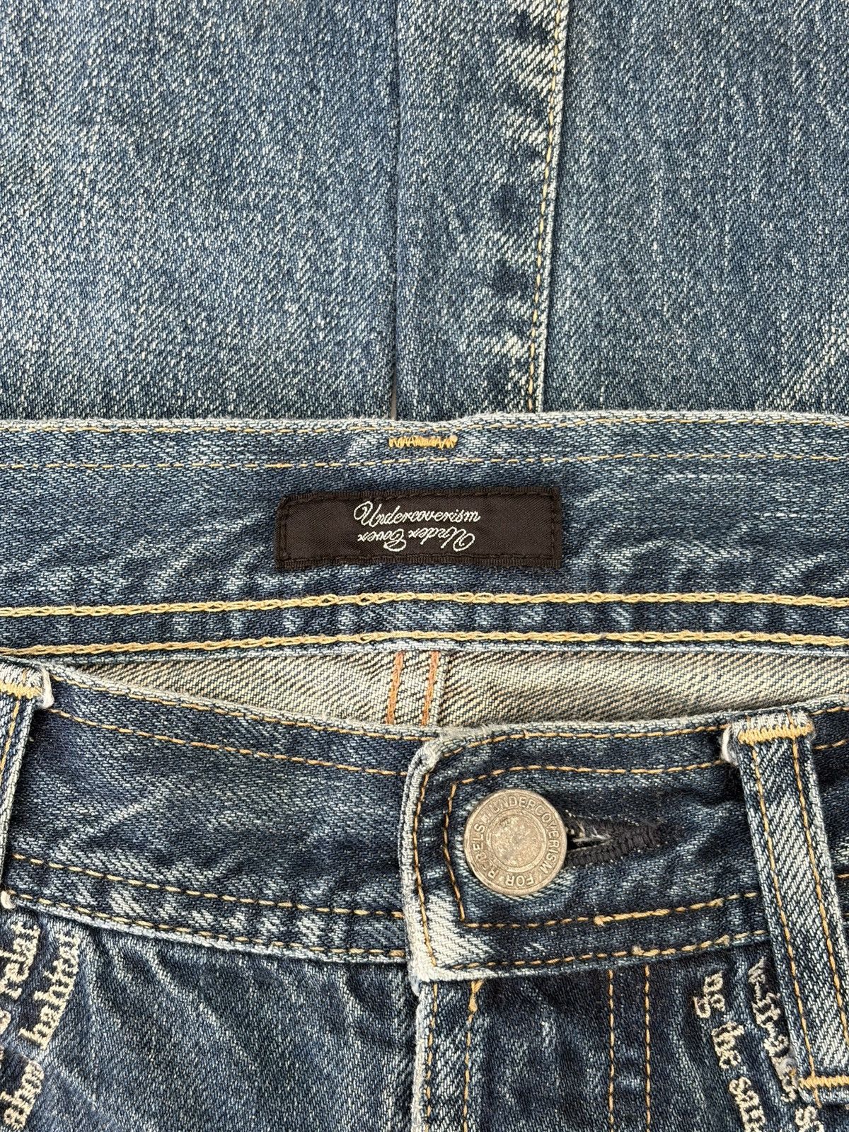 Undercover SS09 Patti Smith “Neoboy” Poem Denim Size US 31 - 5 Thumbnail