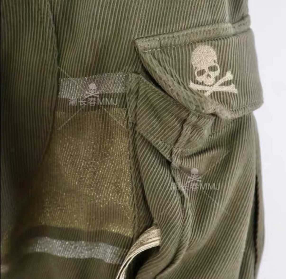 Mastermind Japan Green Cargo Pants with Multiple Pockets - Size 34 Size US 34 / EU 50 - 2 Thumbnail